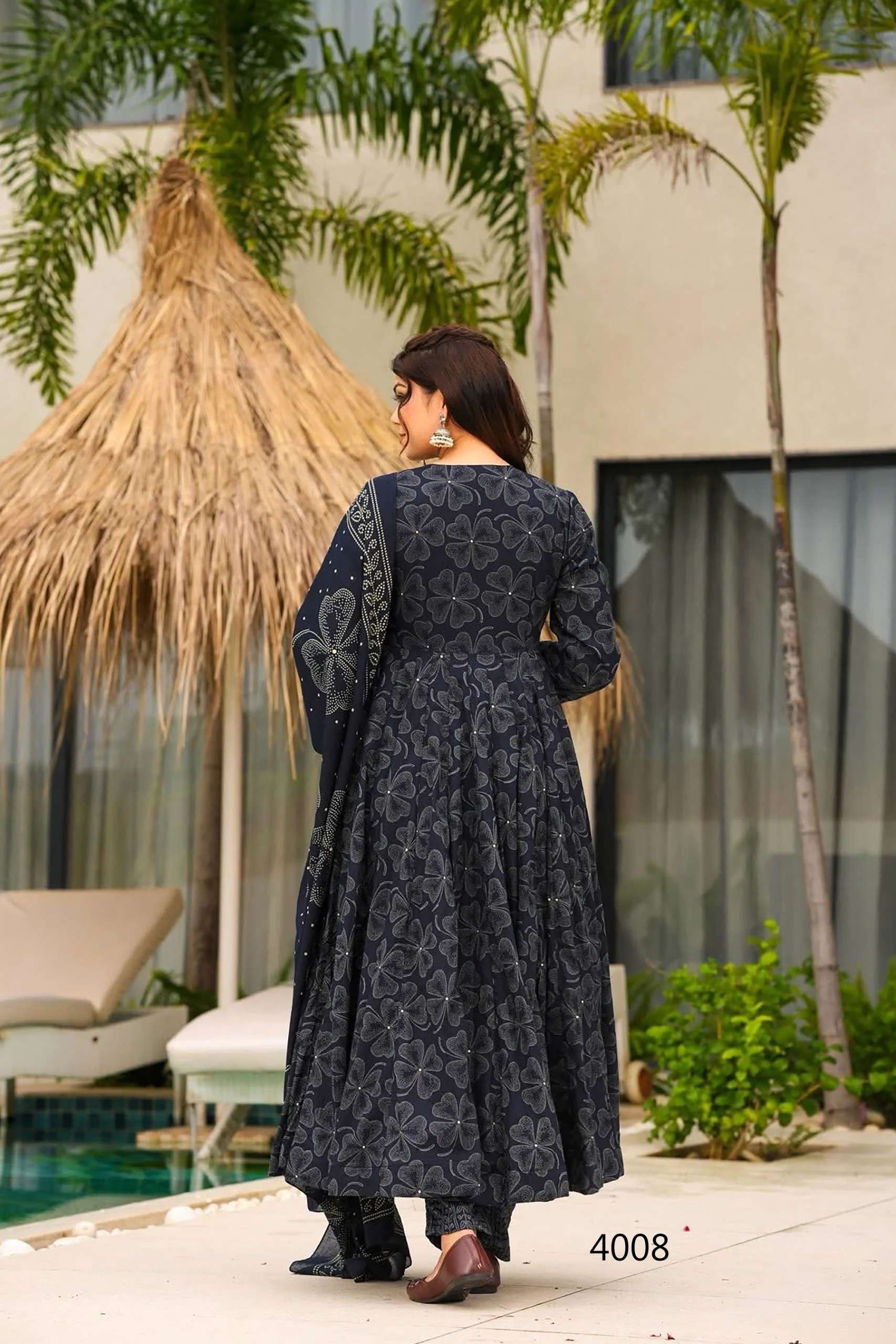 MF VYOMA VOL 4 MUSLIN DIGITAL PRINTED FANCY ANARKALI KURTI  WITH BOTTOM AND DUPATTA 
