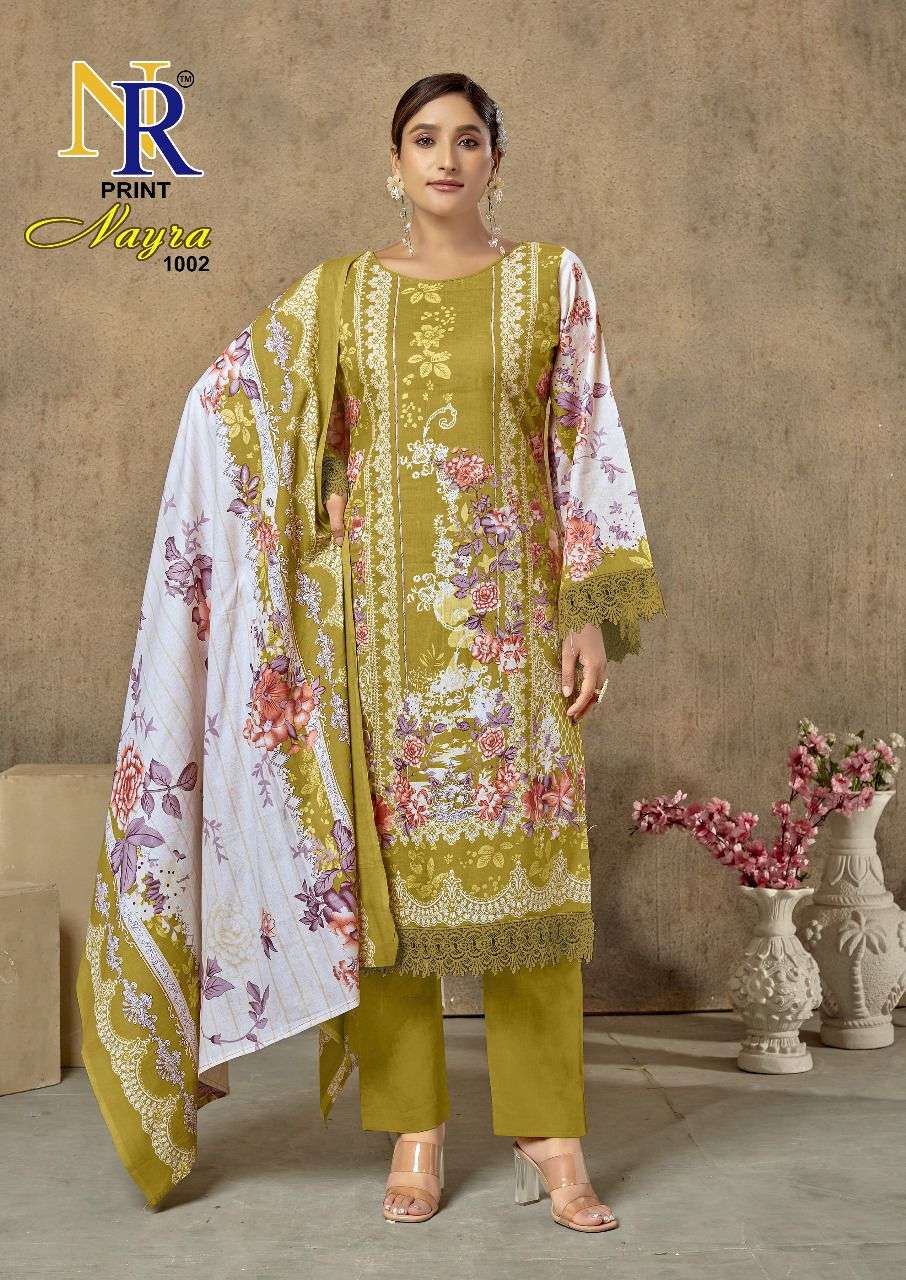 NP PRINT NAYRA VOL 1 LAWN COTTON DIGITAL PRINT SALWAR SUIT