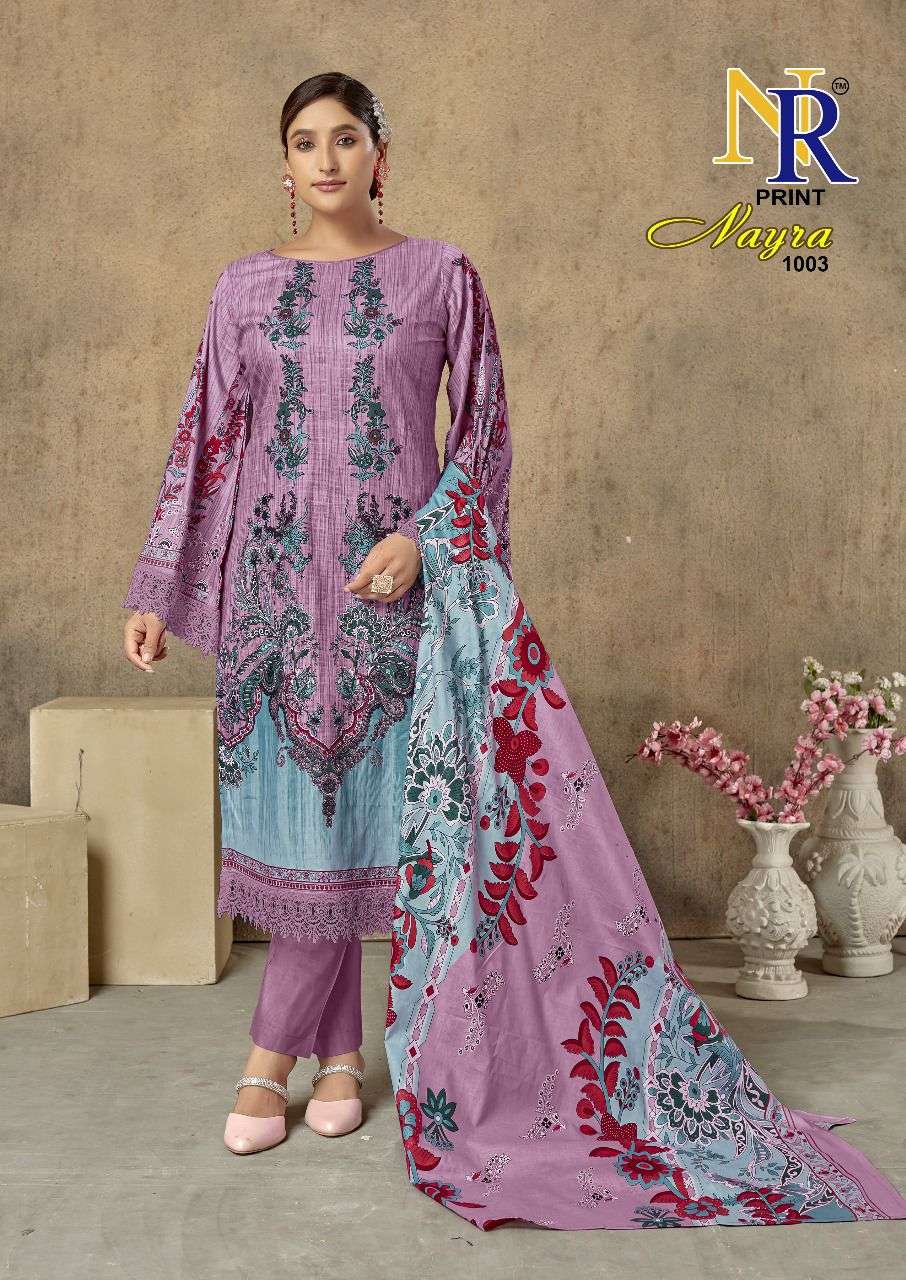 NP PRINT NAYRA VOL 1 LAWN COTTON DIGITAL PRINT SALWAR SUIT