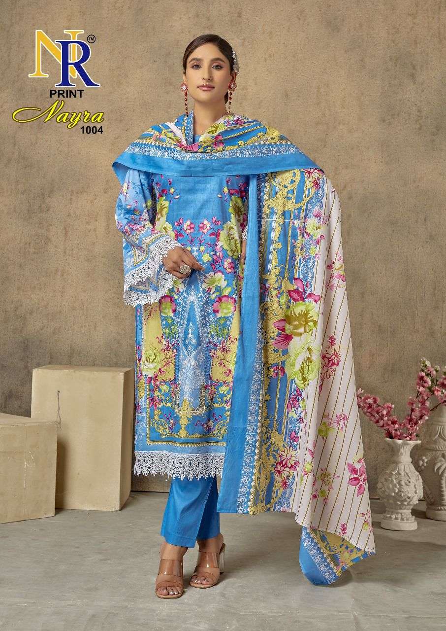 NP PRINT NAYRA VOL 1 LAWN COTTON DIGITAL PRINT SALWAR SUIT