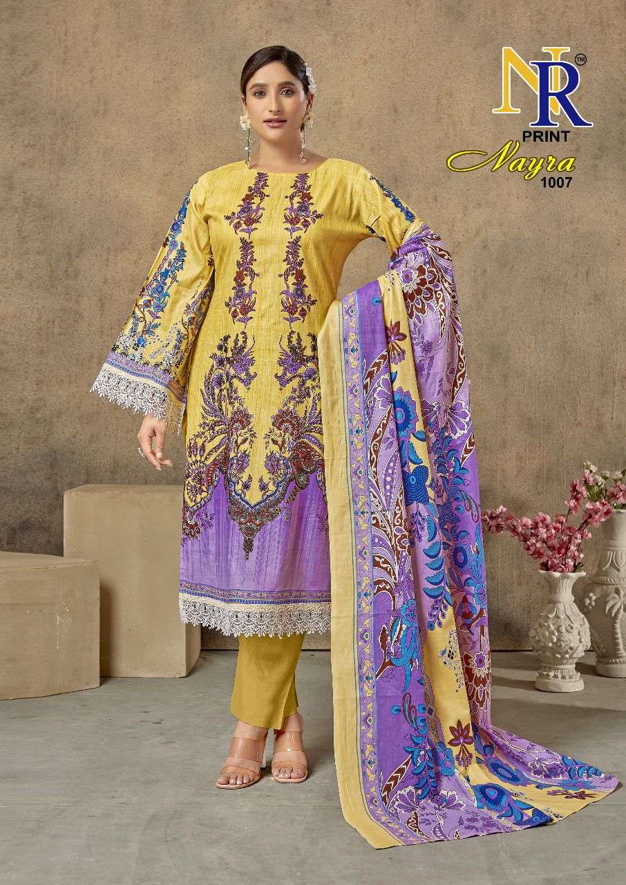 NP PRINT NAYRA VOL 1 LAWN COTTON DIGITAL PRINT SALWAR SUIT