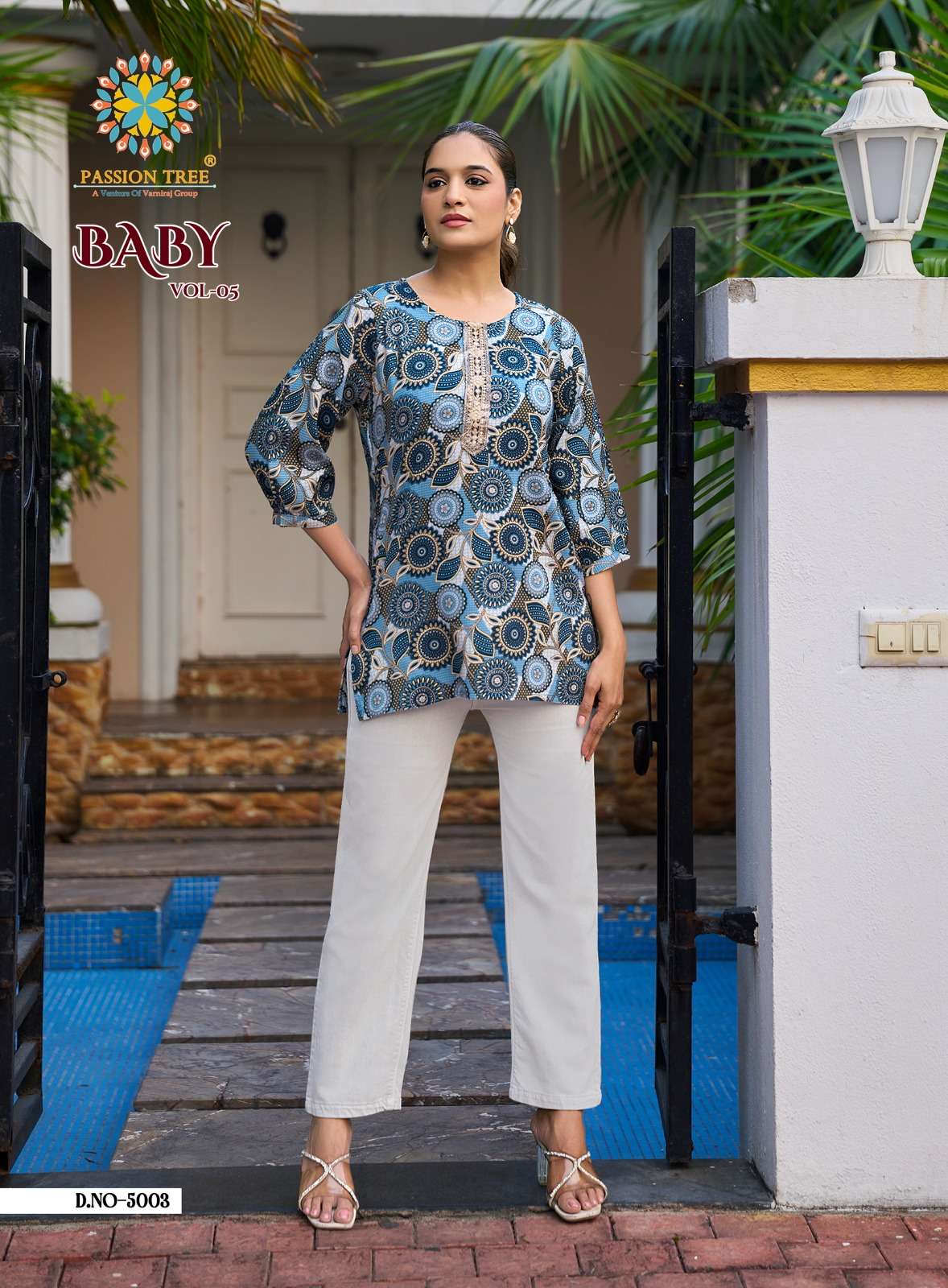 PASSION TREEBABY VOL 5 RAYON PRINT FANCY SUMMER WEAR LADIES TOP