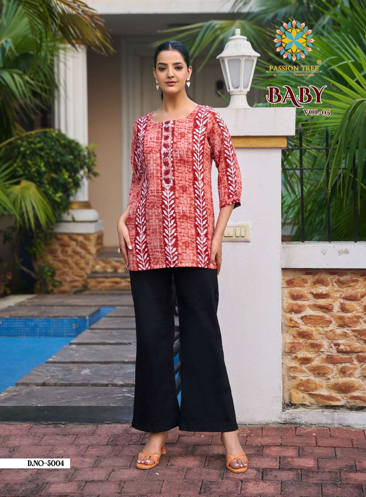 PASSION TREEBABY VOL 5 RAYON PRINT FANCY SUMMER WEAR LADIES TOP