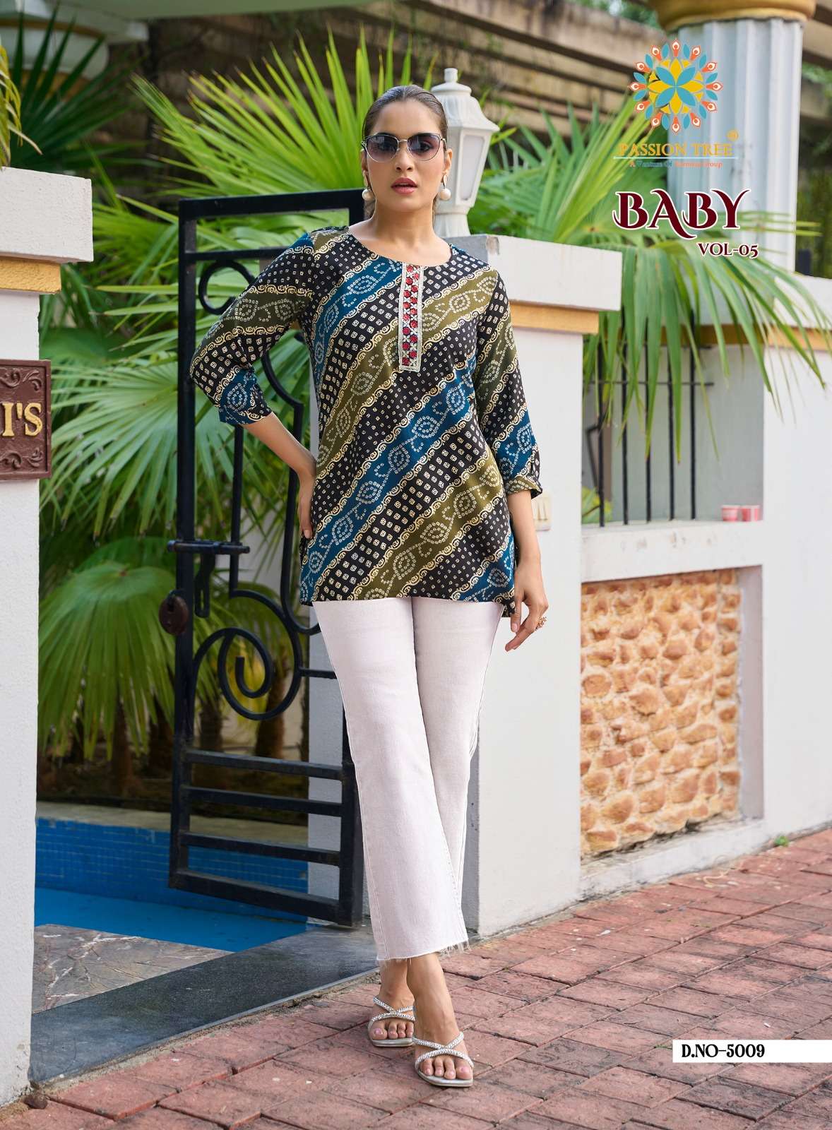 PASSION TREEBABY VOL 5 RAYON PRINT FANCY SUMMER WEAR LADIES TOP
