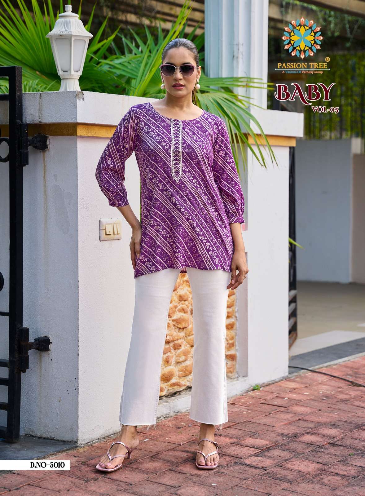 PASSION TREEBABY VOL 5 RAYON PRINT FANCY SUMMER WEAR LADIES TOP