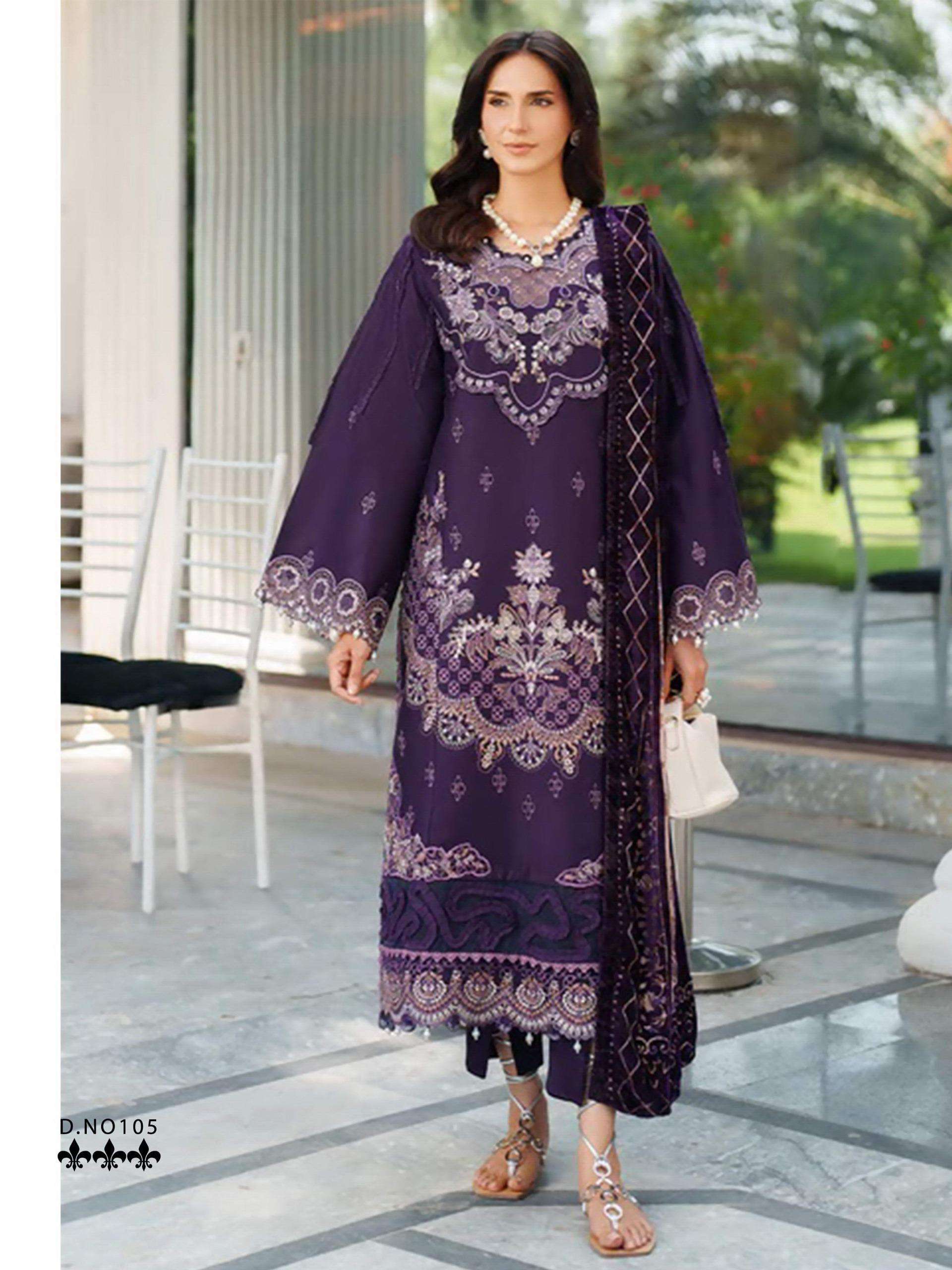 RAHAA DESIGNS HOOR LUXURY LAWN COLLECTION VOL 1 LAWN COTTON DIGITAL PRINT SALWAR SUIT