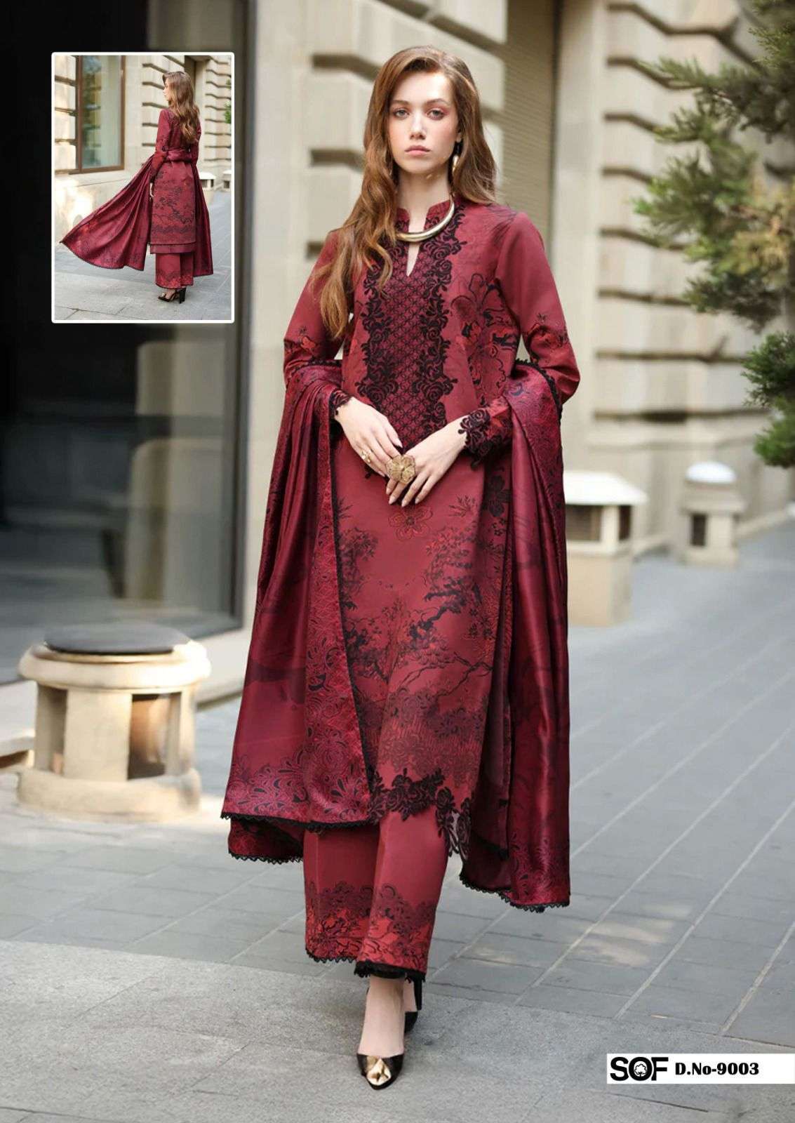 SHREE OM FAB SAIRA RIZWAN VOL 9 LAWN COTTON DIGITAL PRINT SALWAR SUIT
