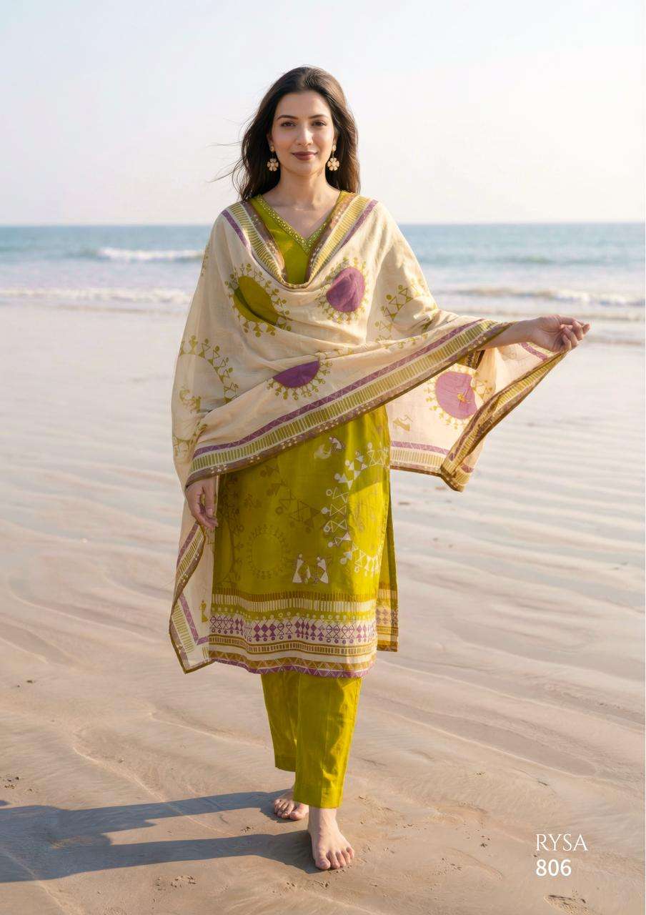SUDRITI RYSA LAWN COTTON DIGITAL PRINTS WITH DESIGNER WORK SUITS 