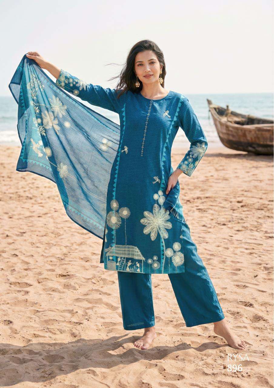 SUDRITI RYSA LAWN COTTON DIGITAL PRINTS WITH DESIGNER WORK SUITS 