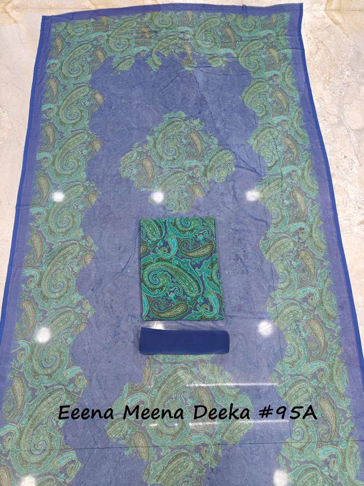 VISHWAM FABRICS EEENA MEENA DEEKA VOL 1 CREPE DIGITAL PRINTED LADIES SALWAR SUIT