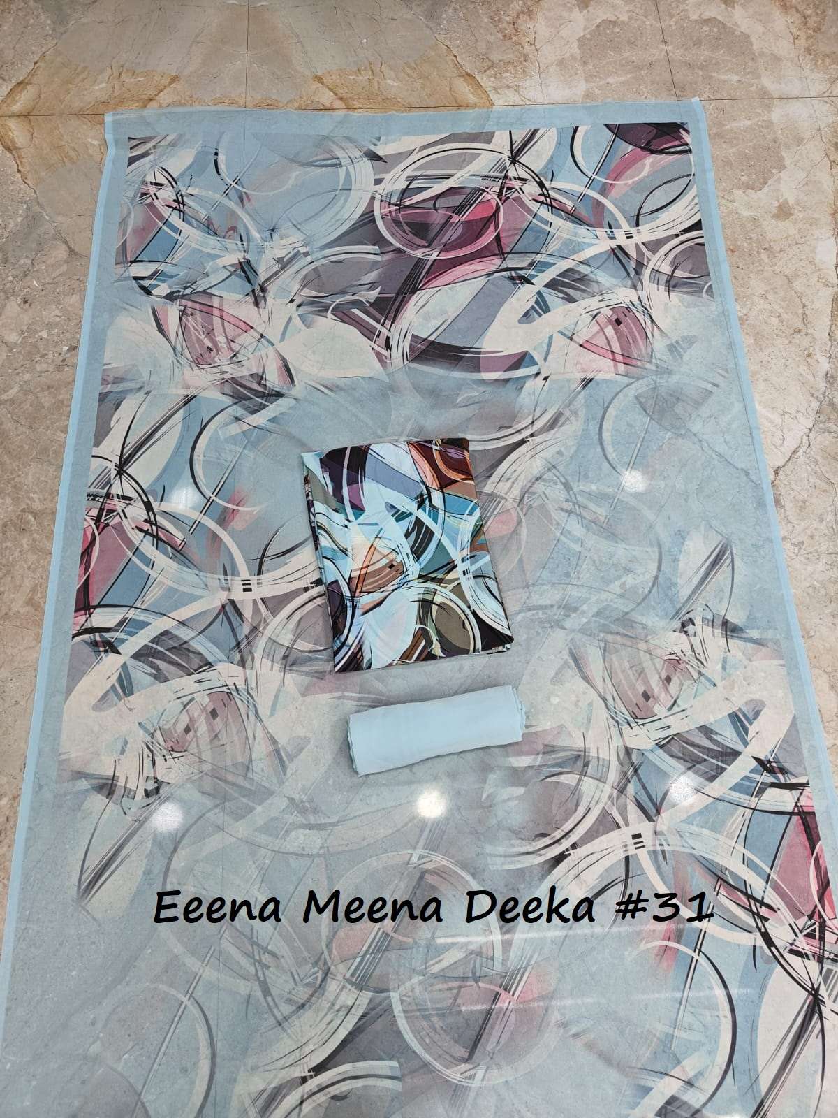 VISHWAM FABRICS EEENA MEENA DEEKA VOL 1 CREPE DIGITAL PRINTED LADIES SALWAR SUIT