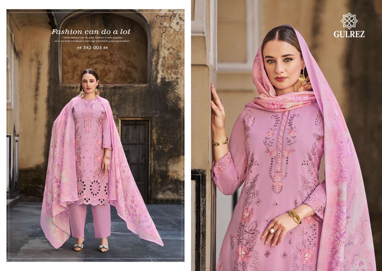 BELLIZA DESIGNER STUDIO OMBRE NOORIA LAWN COTTON DESIGNER WORK READY MADE LADIES SUIT