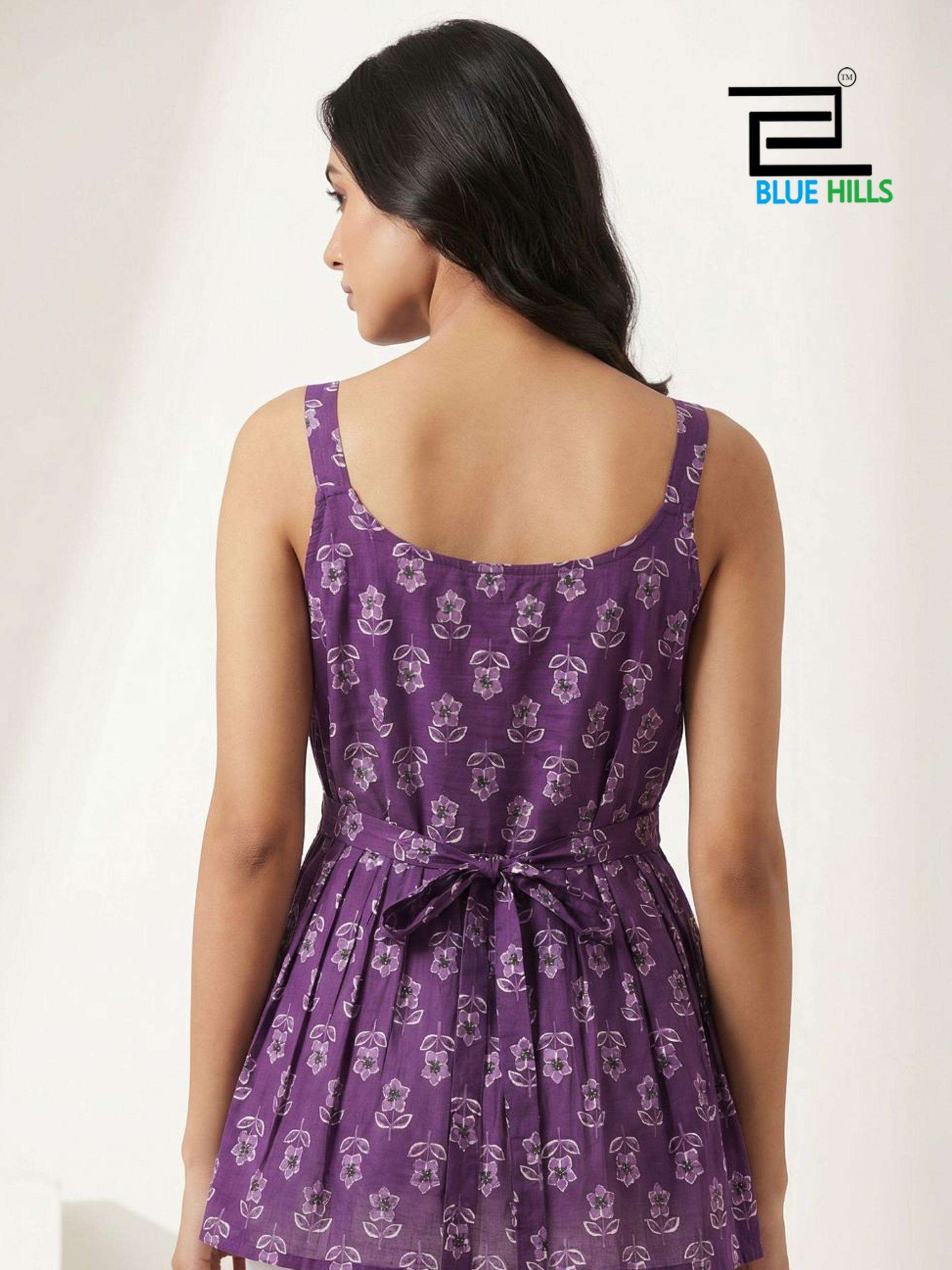 BLUE HILLS PRINCESS VOL 5 COTTON PRINTED FANCY SUMMER WEAR LADIES TOPS