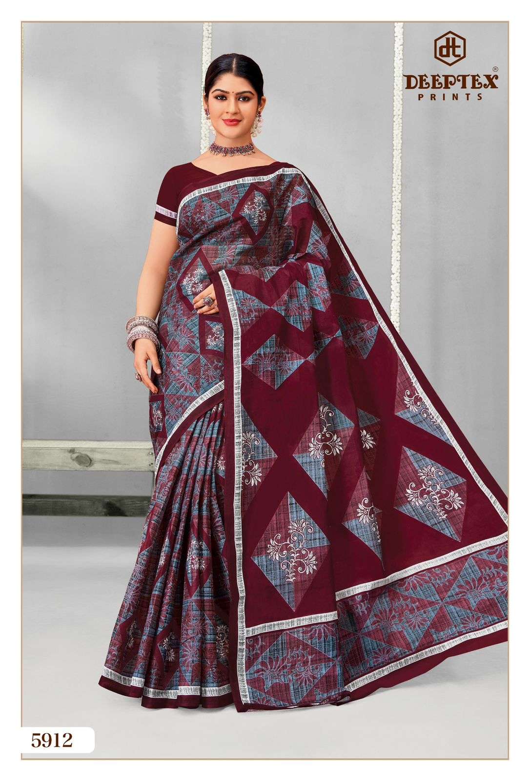 DEEPTEX PRINTS MOTHER INDIA VOL 59 COTTON PRINTED LADIES SAREES	