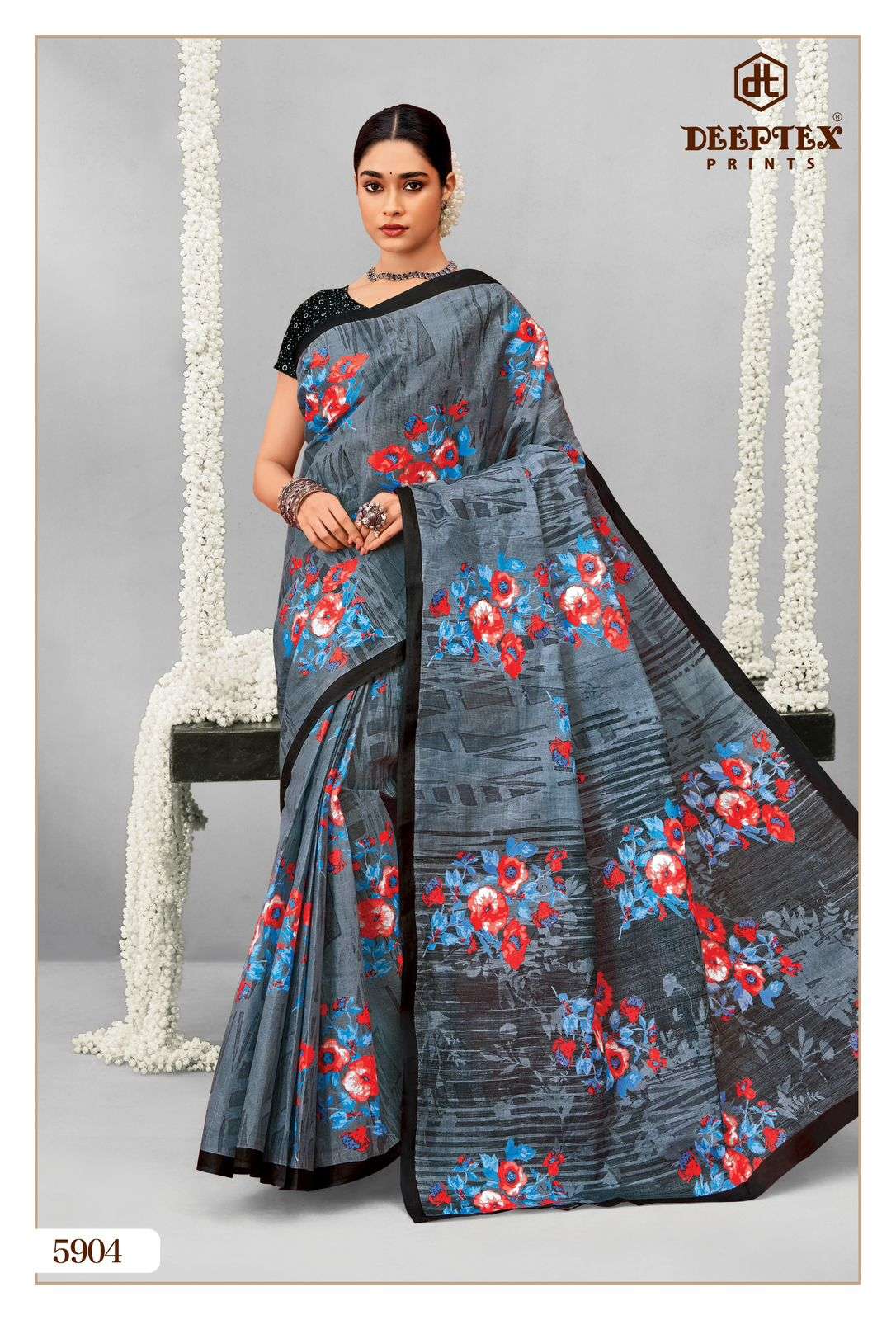 DEEPTEX PRINTS MOTHER INDIA VOL 59 COTTON PRINTED LADIES SAREES	