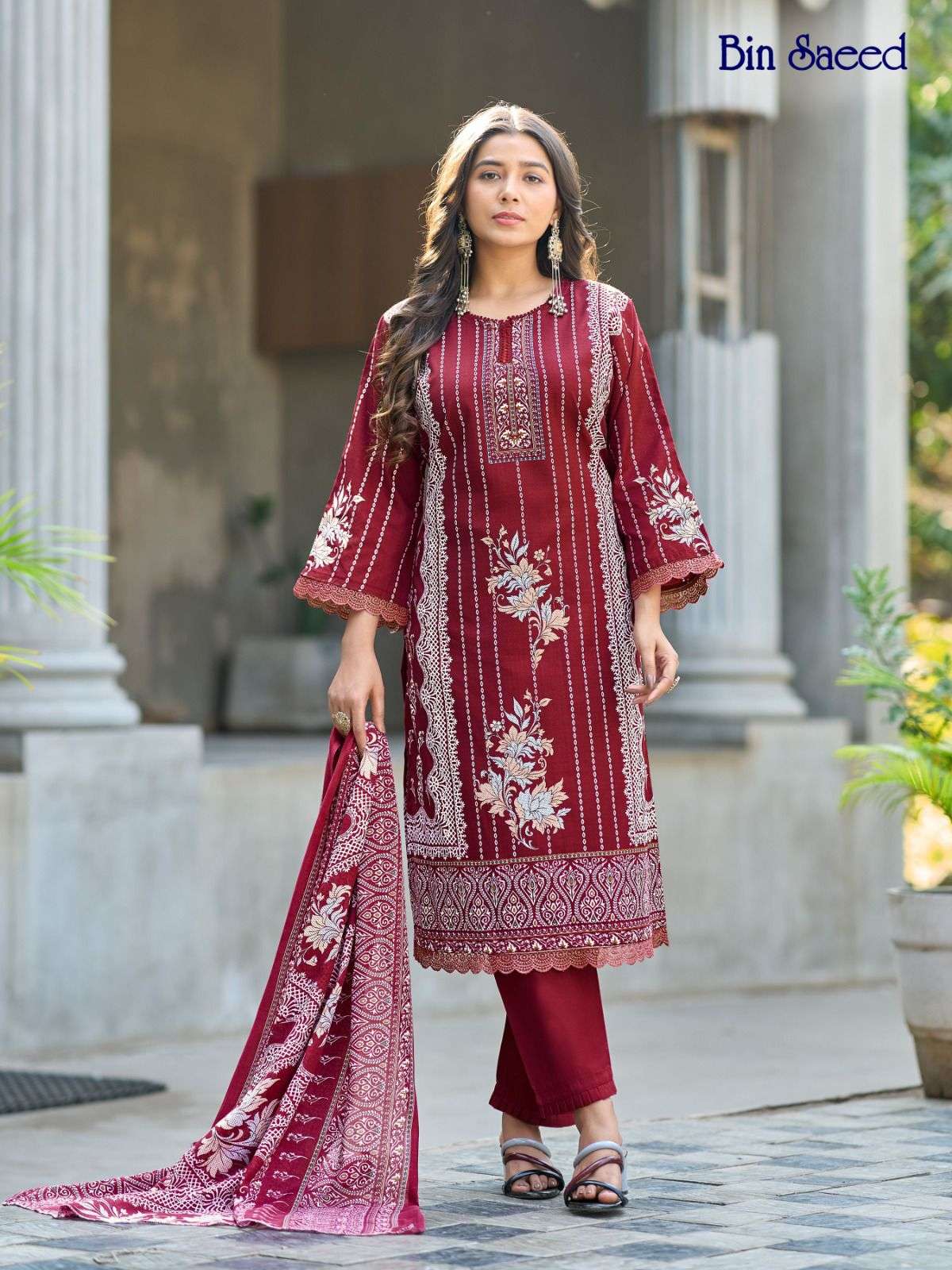 FALAK INTERNATIONAL BIN SAEED VOL 4 COTTON DIGITAL PRINT SALWAR SUIT