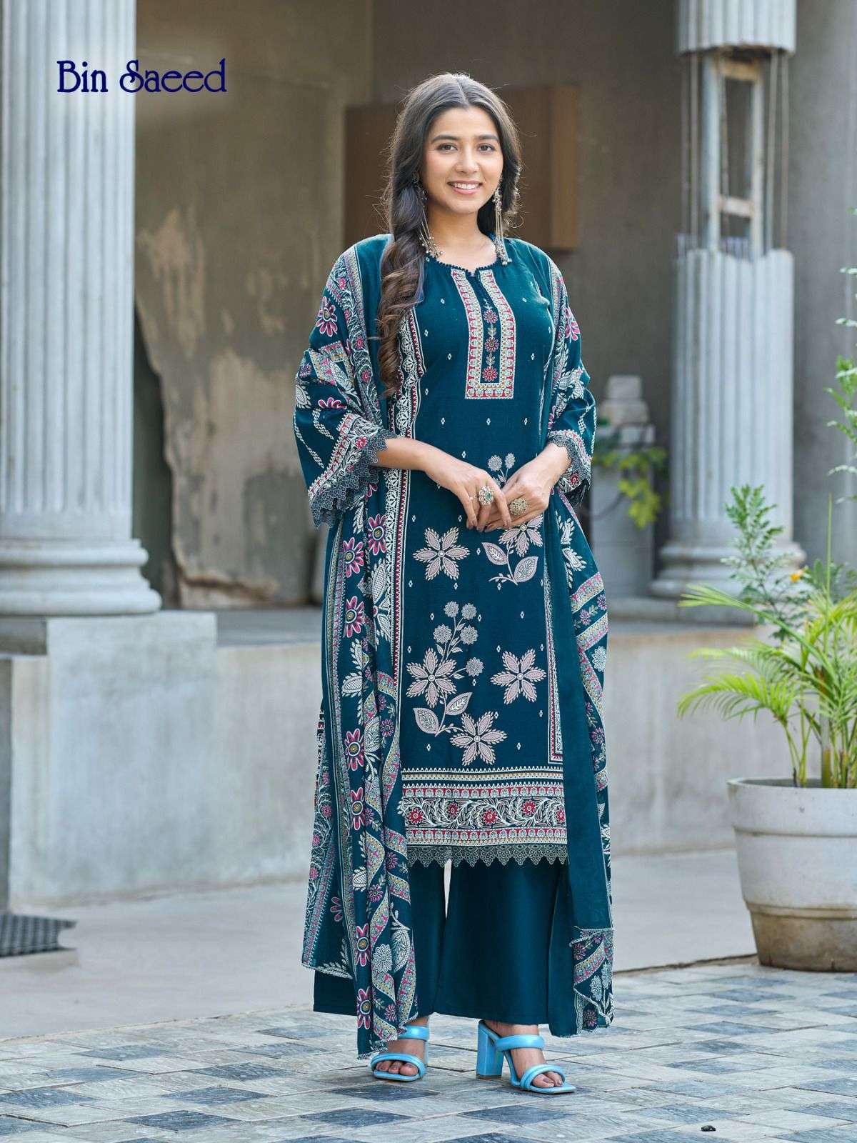 FALAK INTERNATIONAL BIN SAEED VOL 4 COTTON DIGITAL PRINT SALWAR SUIT
