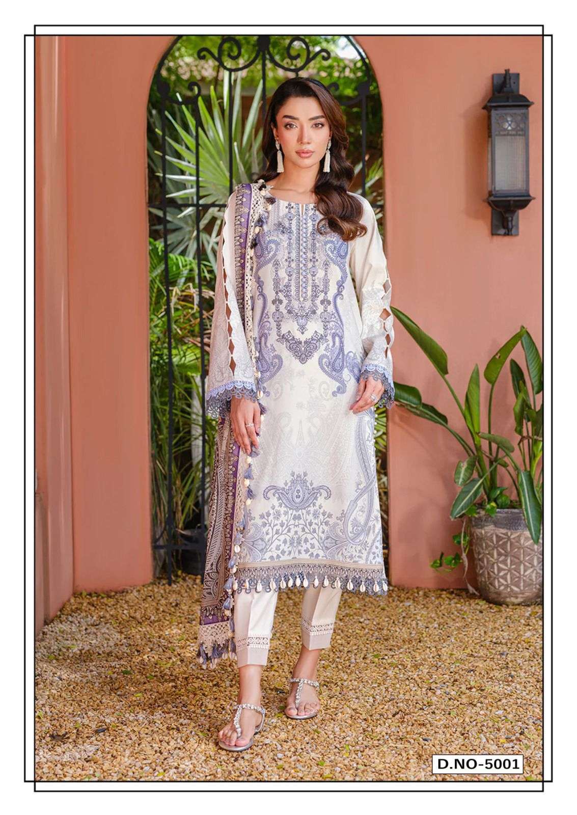 HALA TRADERS ALARA VOL 5 LAWN COTTON DIGITAL KARACHI PRINTS SUIT