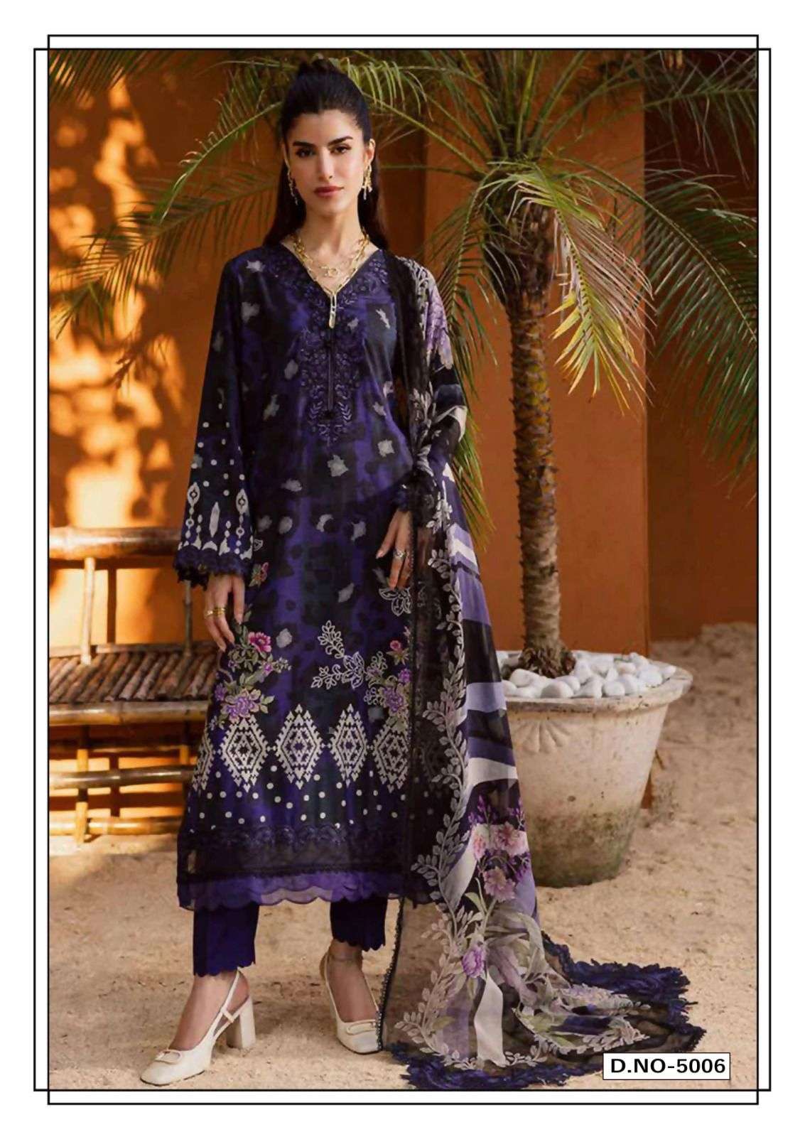 HALA TRADERS ALARA VOL 5 LAWN COTTON DIGITAL KARACHI PRINTS SUIT