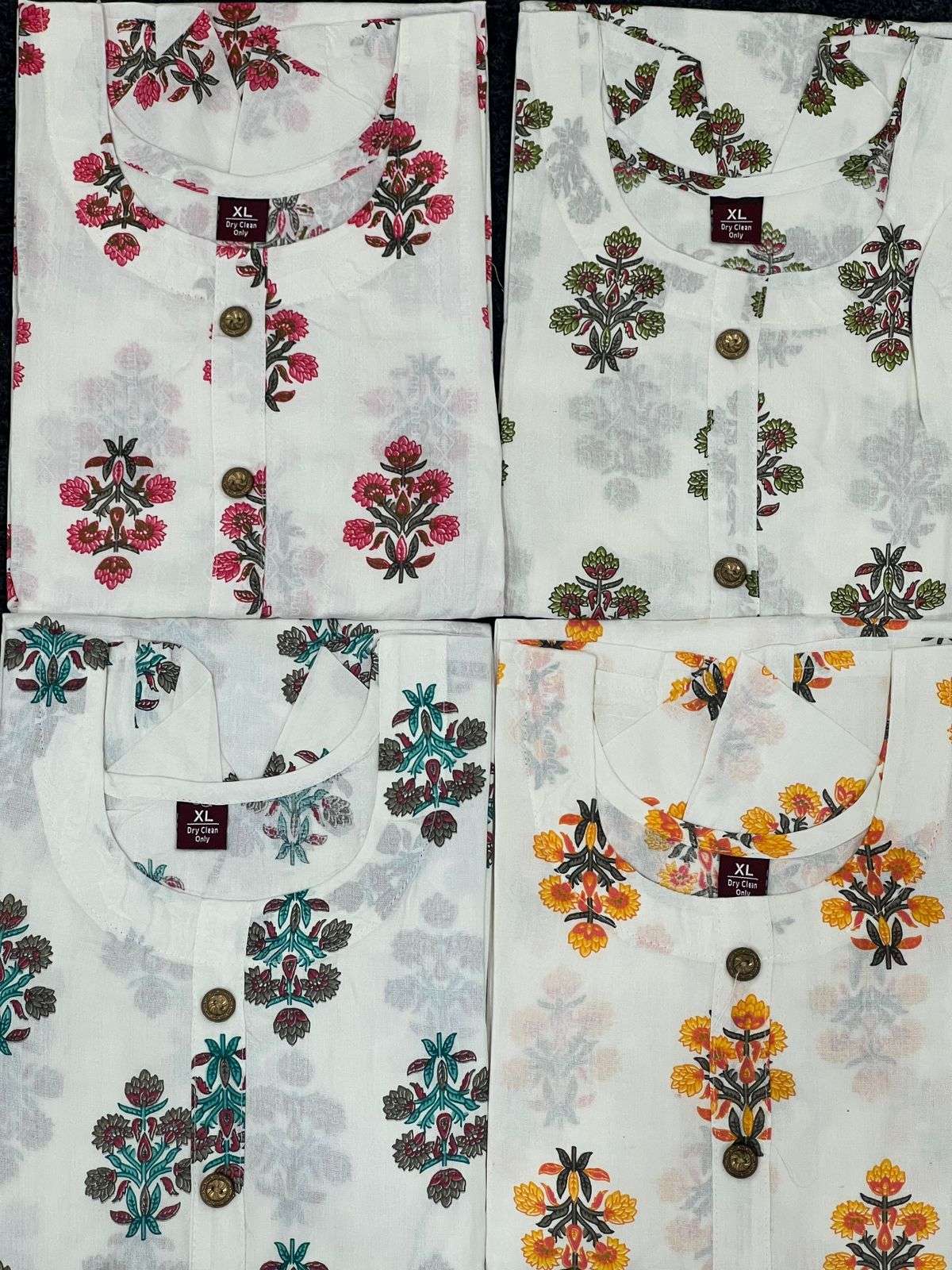 INLI WHITE BEAUTY STRAIGHT PRINTED FANCY SUMMER WEAR LADIES KURTI