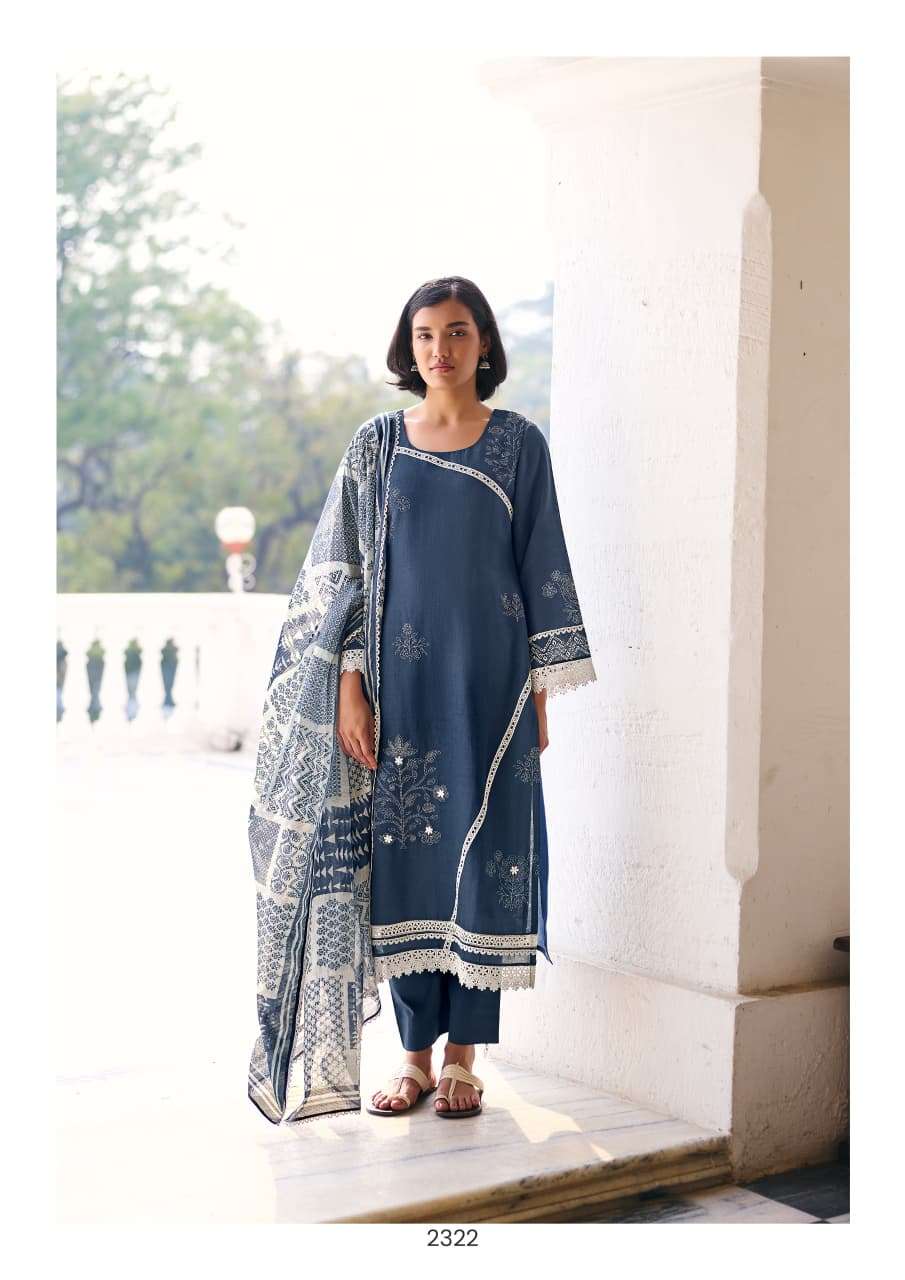 KIMORA JHAROKHA VOL 69 COTTON DIGITAL PRINT WITH EMBROIDERY DESINER WORK SUIT