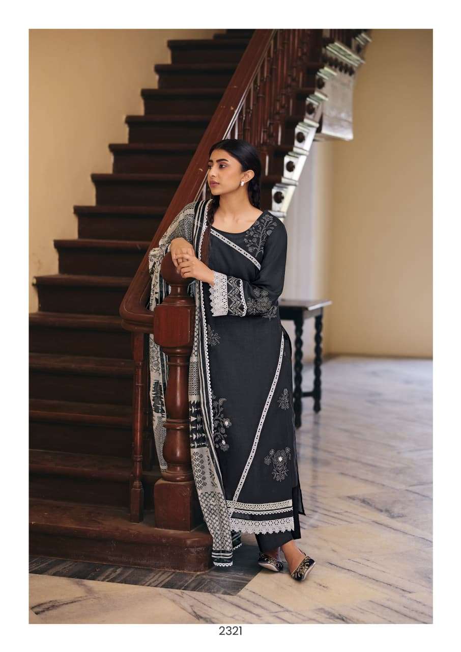 KIMORA JHAROKHA VOL 69 COTTON DIGITAL PRINT WITH EMBROIDERY DESINER WORK SUIT