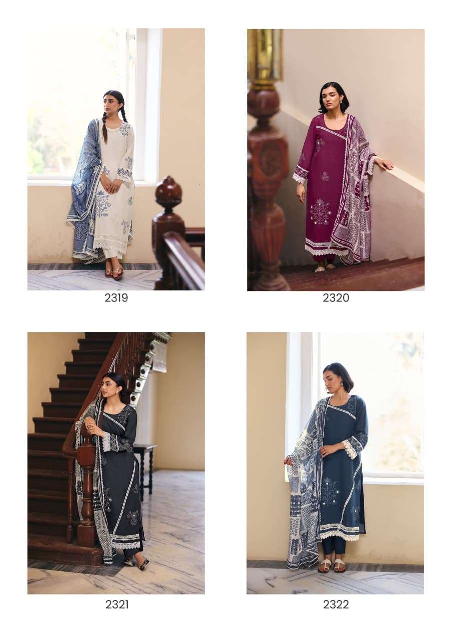 KIMORA JHAROKHA VOL 69 COTTON DIGITAL PRINT WITH EMBROIDERY DESINER WORK SUIT