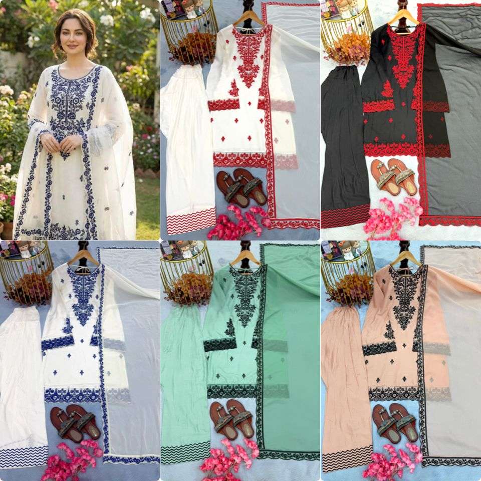 PD 1144 RAYON COTTON FANCY PREETY LOOK DESIGNER LADIES PARTY WEAR LADIES SUIT