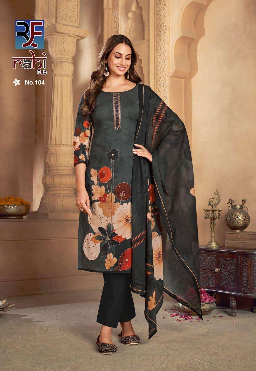 RAHI FAB ROSE GOLD  READY MADE COLLECTION 