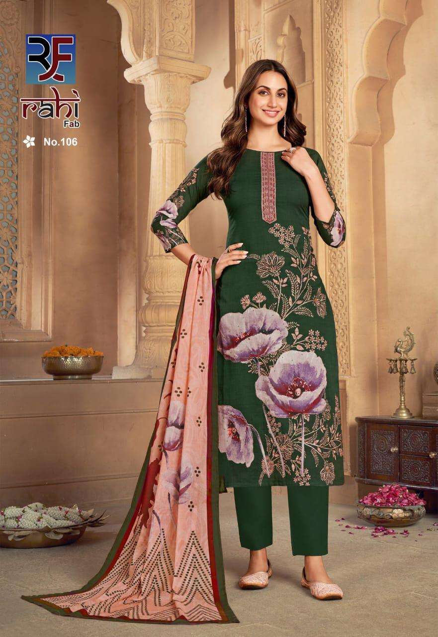 RAHI FAB ROSE GOLD  READY MADE COLLECTION 