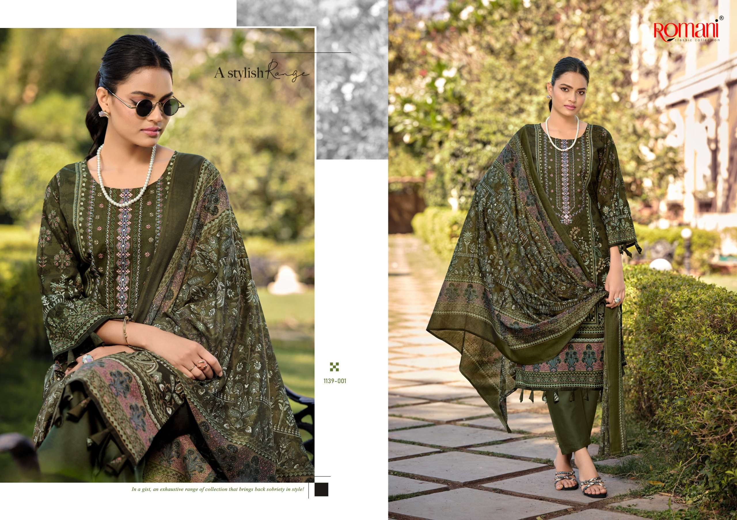 ROMANI BIN KAREEM VOL 3 COTTON DIGITAL PRINT WITH FANCY WORK SUIT	