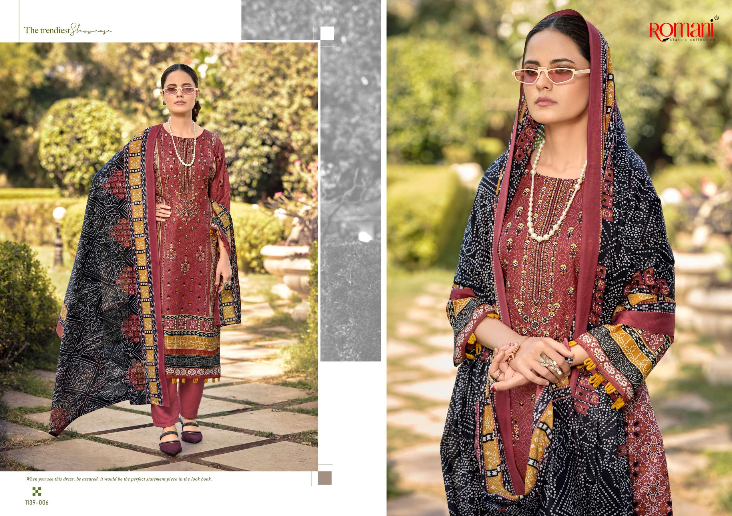 ROMANI BIN KAREEM VOL 3 COTTON DIGITAL PRINT WITH FANCY WORK SUIT	
