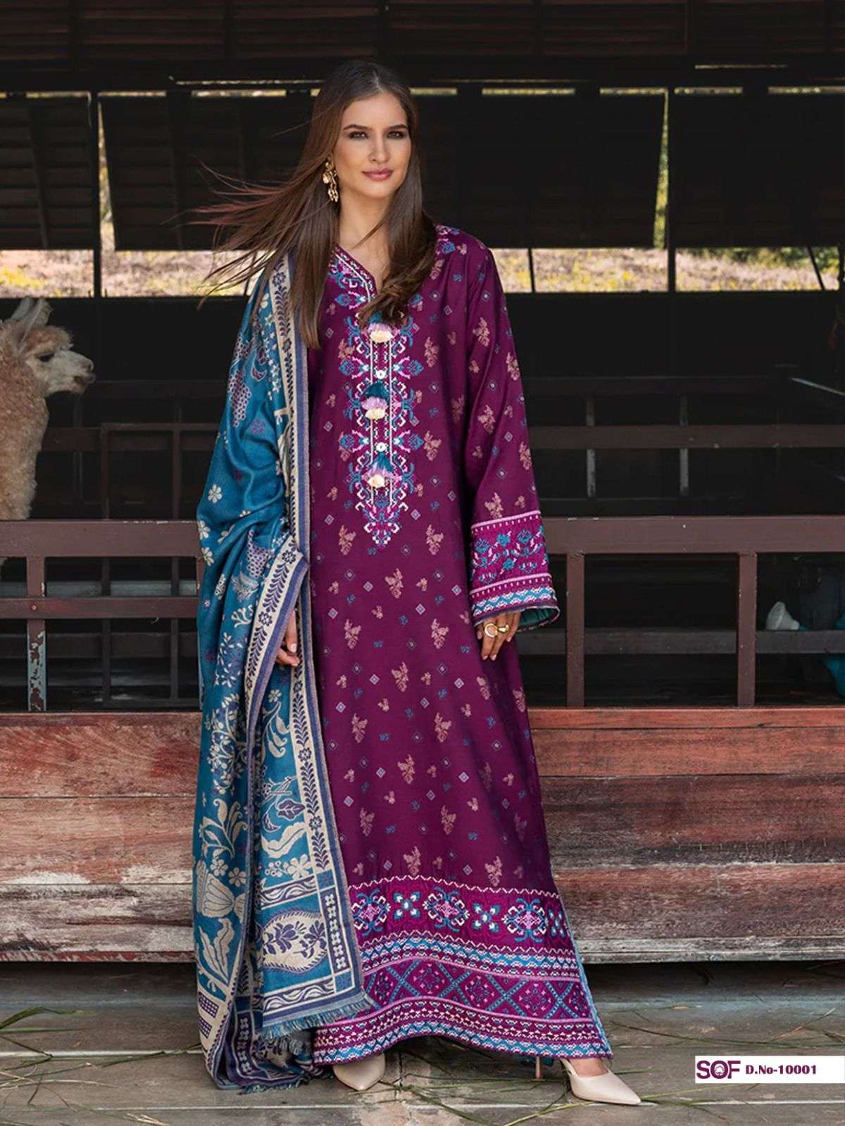 SHREE OM FAB SAIRA RIZWAN VOL 10 LAWN COTTON DIGITAL PRINT SALWAR SUIT
