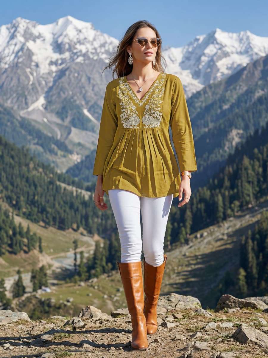 TIPS AND TOPS PULPY VOL 16 RAYON FANCY SUMMER WEAR LADIES TOP