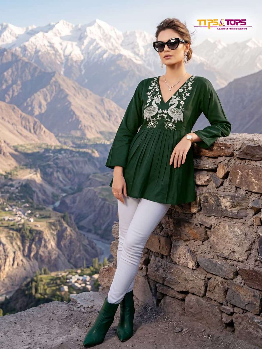 TIPS AND TOPS PULPY VOL 16 RAYON FANCY SUMMER WEAR LADIES TOP