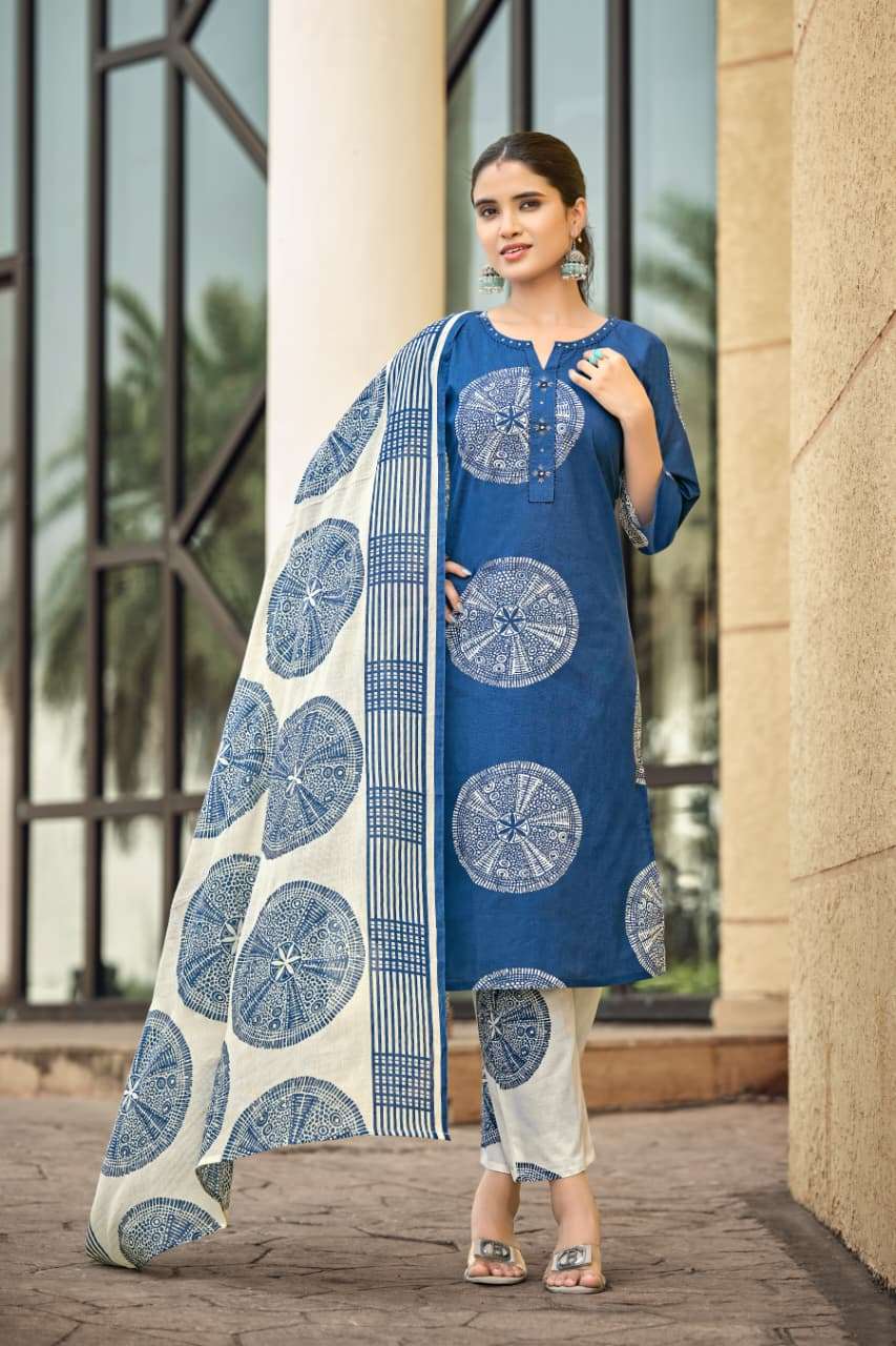 TIPS & TOPS SUMMER STORIES VOL 1 COTTON PRINTED LADIES 3PCS SET COLLECTION 