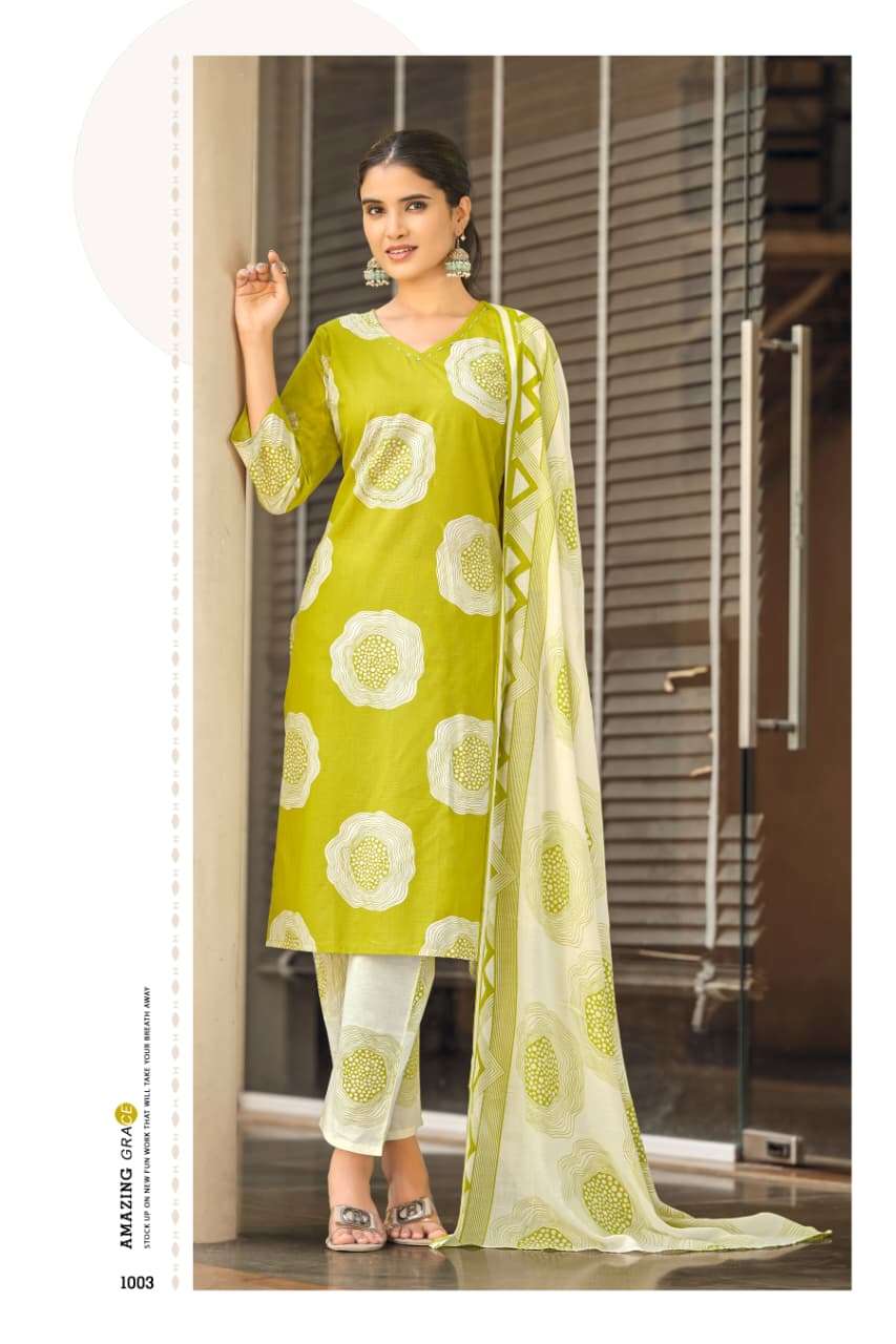TIPS & TOPS SUMMER STORIES VOL 1 COTTON PRINTED LADIES 3PCS SET COLLECTION 