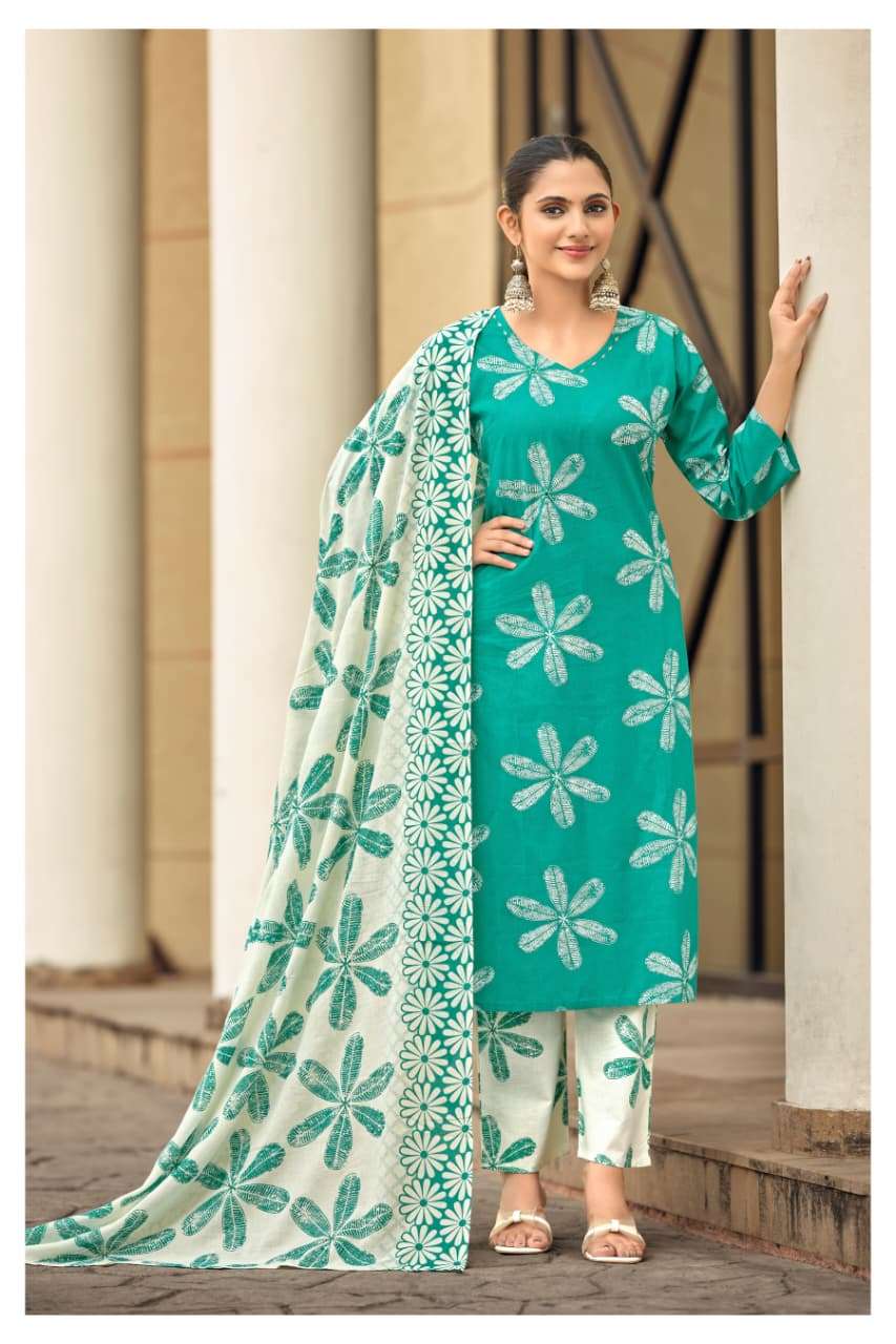 TIPS & TOPS SUMMER STORIES VOL 1 COTTON PRINTED LADIES 3PCS SET COLLECTION 