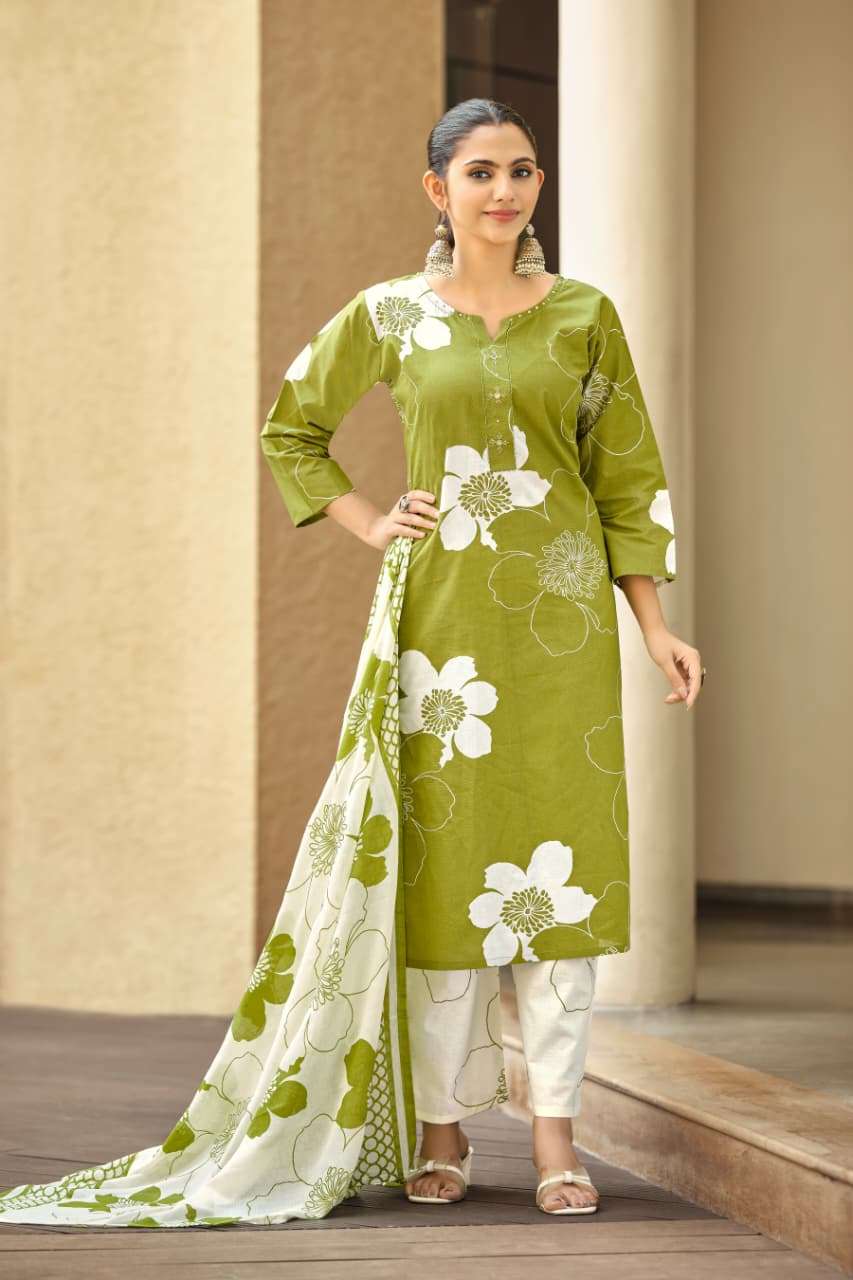 TIPS & TOPS SUMMER STORIES VOL 1 COTTON PRINTED LADIES 3PCS SET COLLECTION 