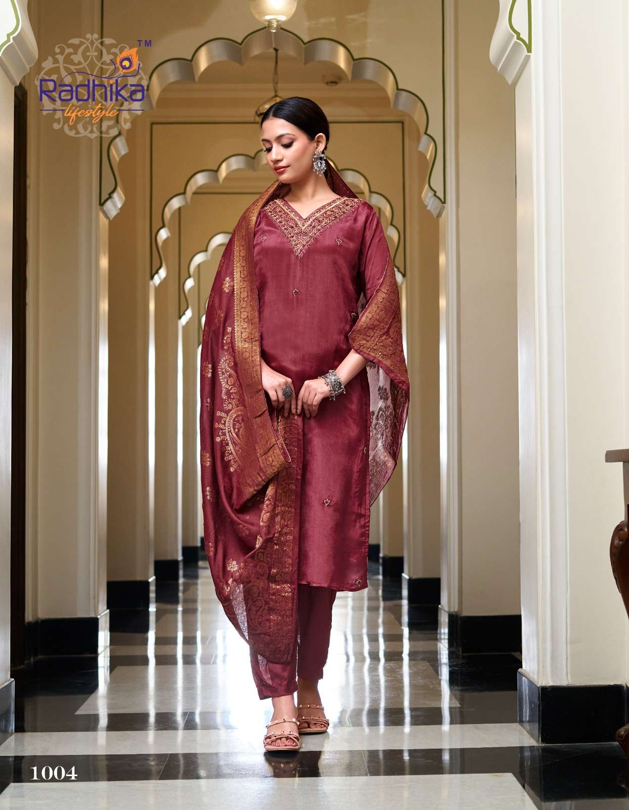 RADHIKA LIFE STYLE KARISHMA VOL 1  SILK WITH HEAVY EMBROIDERY DESIGNER LADIES SUIT