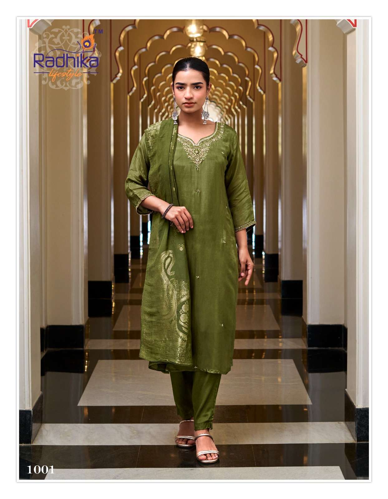 RADHIKA LIFE STYLE KARISHMA VOL 1  SILK WITH HEAVY EMBROIDERY DESIGNER LADIES SUIT