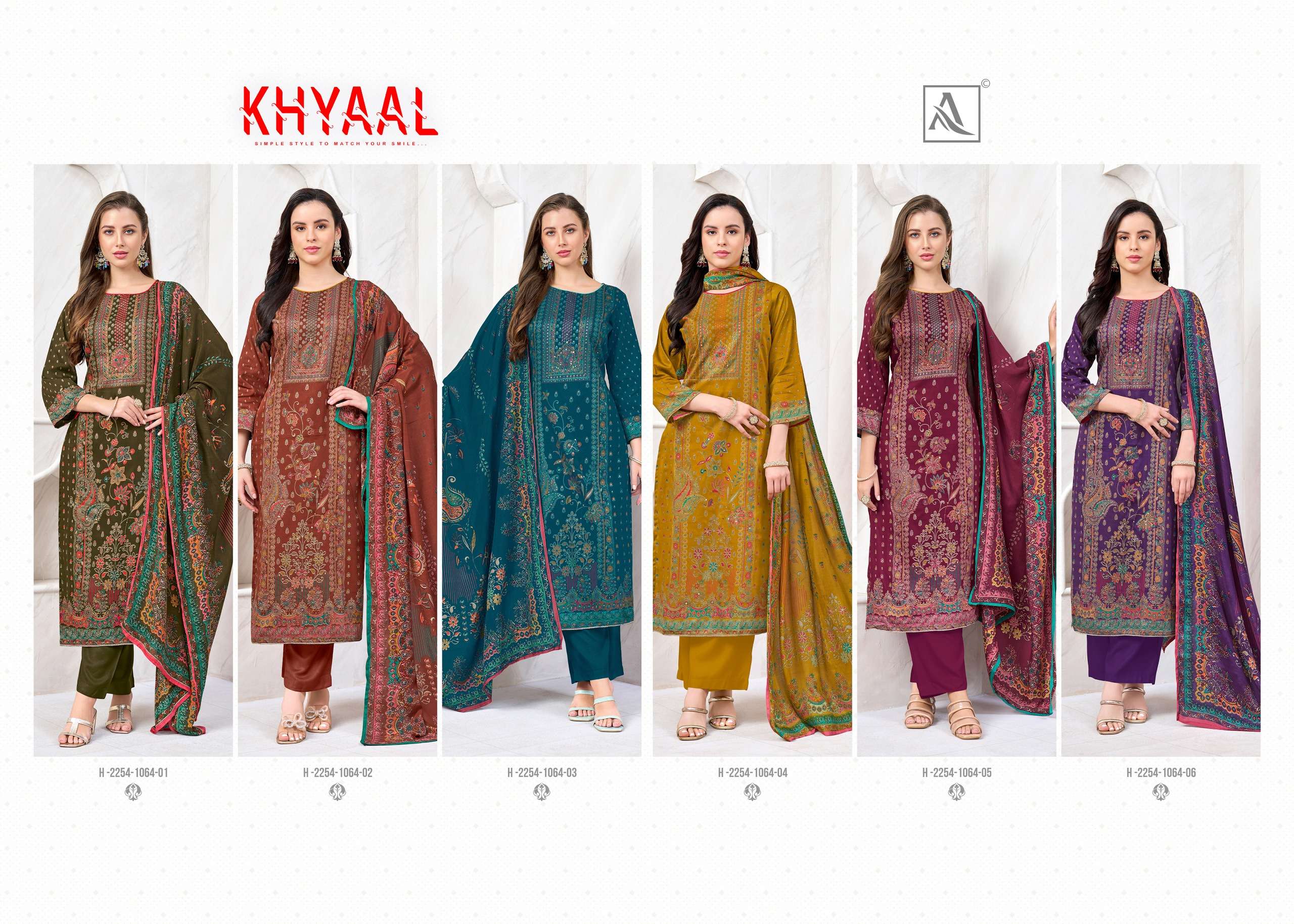 ALOK SUITS KHYAAL JAM COTTON PRINT WITH FANCY HAND WORK SUIT