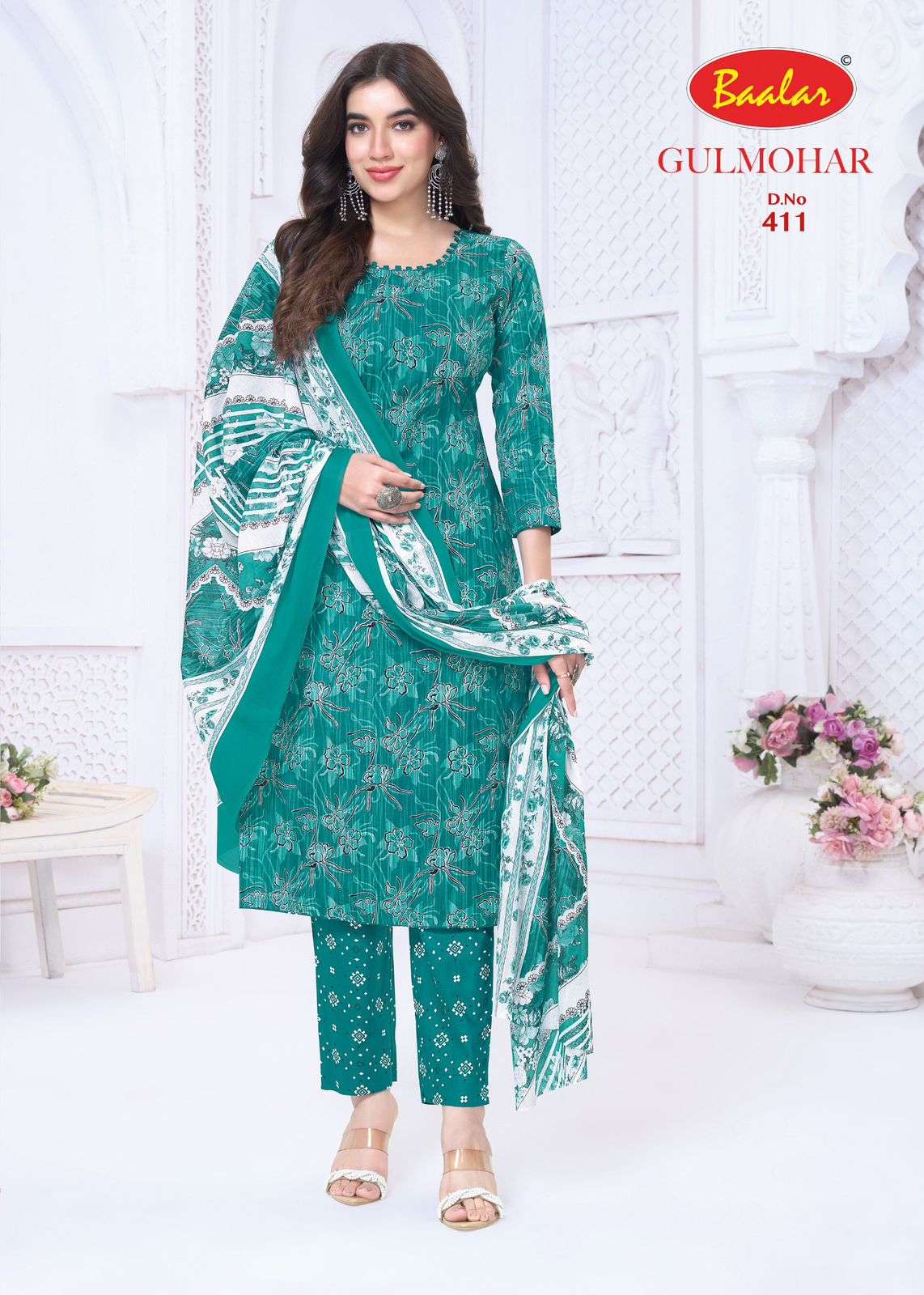 BAALAR GULMOHAR VOL 4 LAWN COTTON DIGITAL PRINT SALWAR SUIT