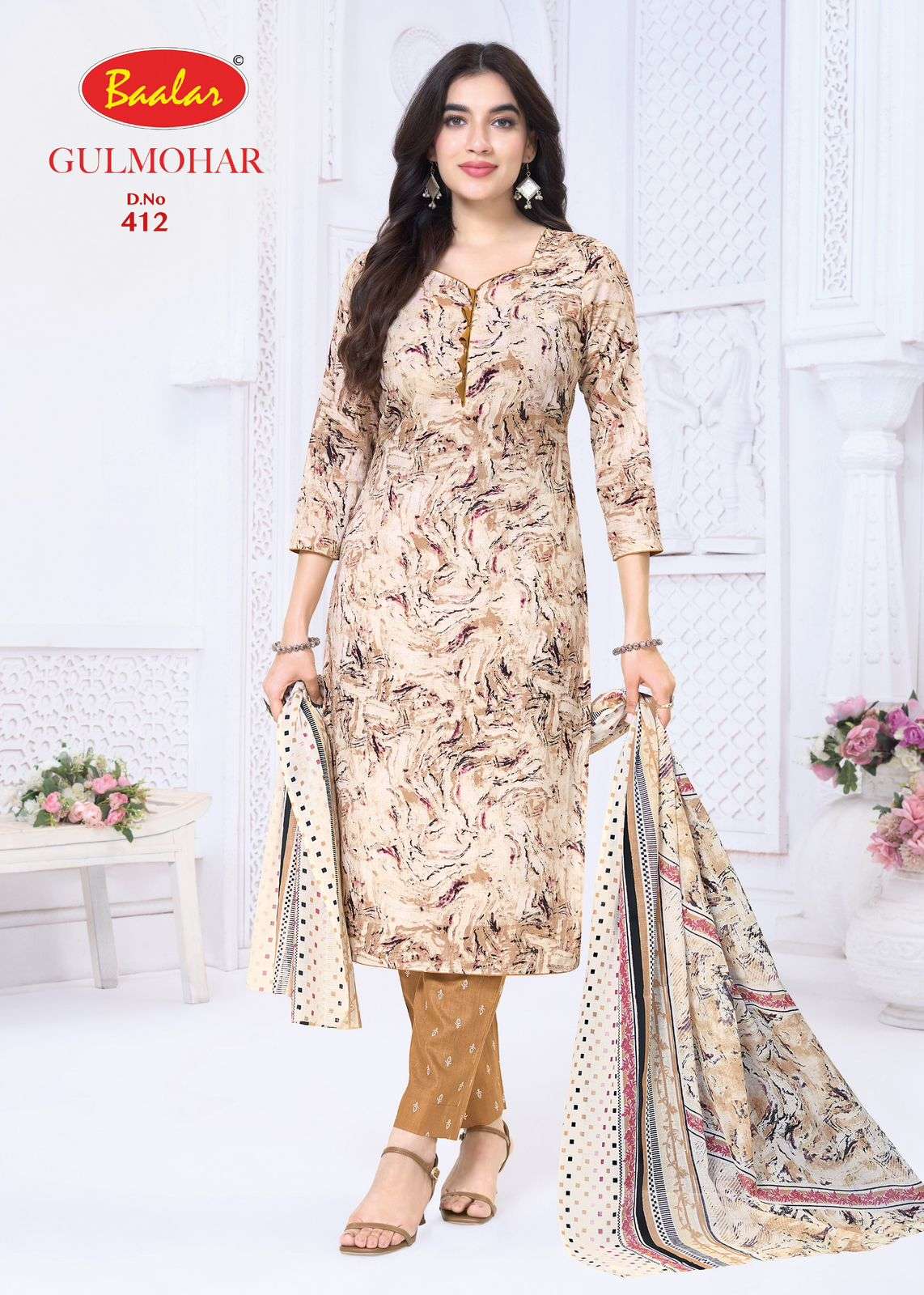 BAALAR GULMOHAR VOL 4 LAWN COTTON DIGITAL PRINT SALWAR SUIT