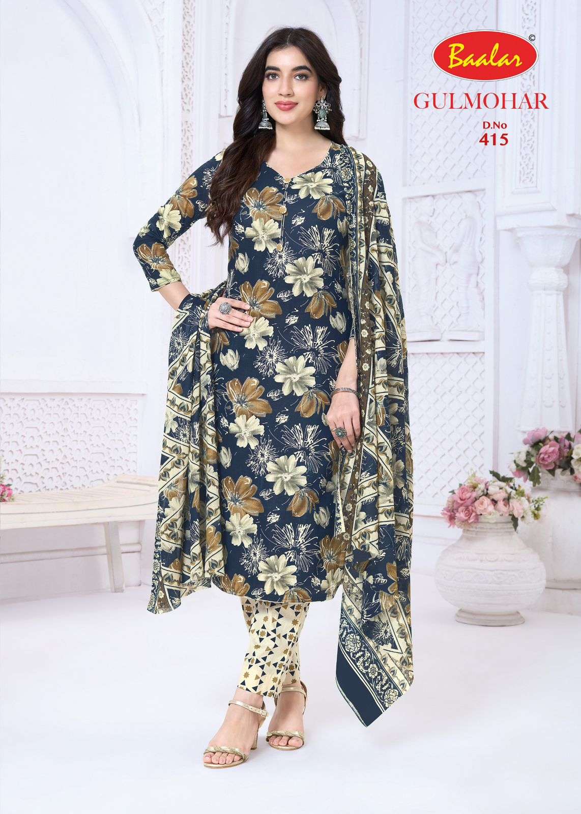 BAALAR GULMOHAR VOL 4 LAWN COTTON DIGITAL PRINT SALWAR SUIT