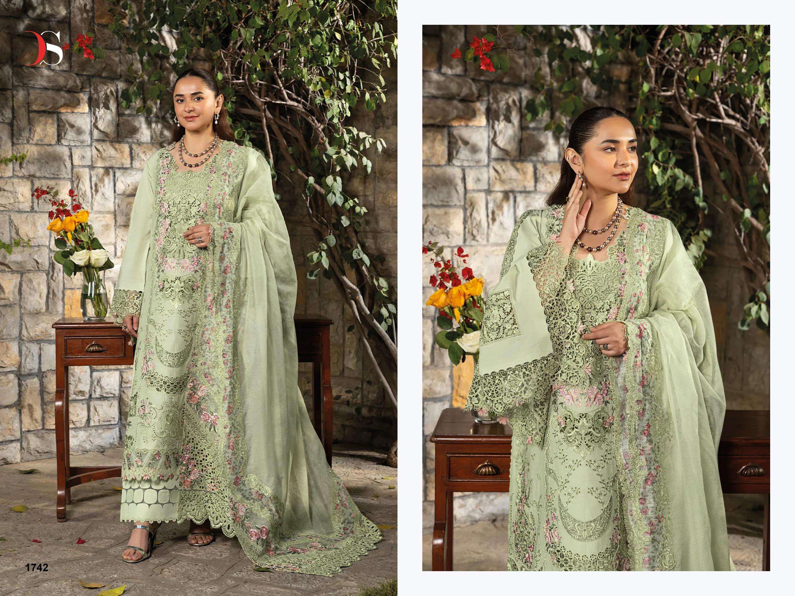 DEEPSY SUITS ELAF PREMIUM LUXURY LAWN COLLECTION VOL 3 COTTON HAVY EMBROIDERY DESIGNER WORK SUIT