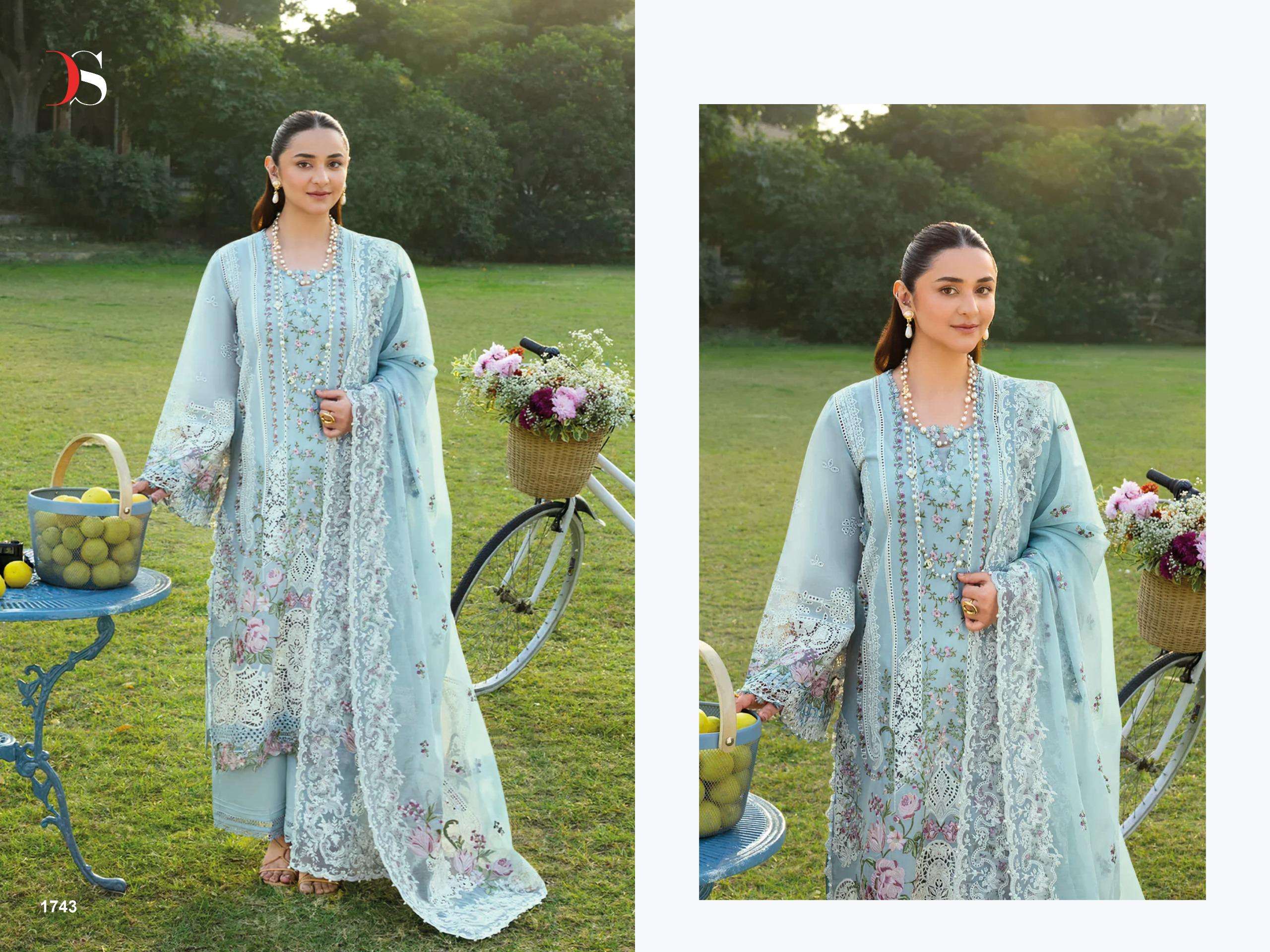 DEEPSY SUITS ELAF PREMIUM LUXURY LAWN COLLECTION VOL 3 COTTON HAVY EMBROIDERY DESIGNER WORK SUIT