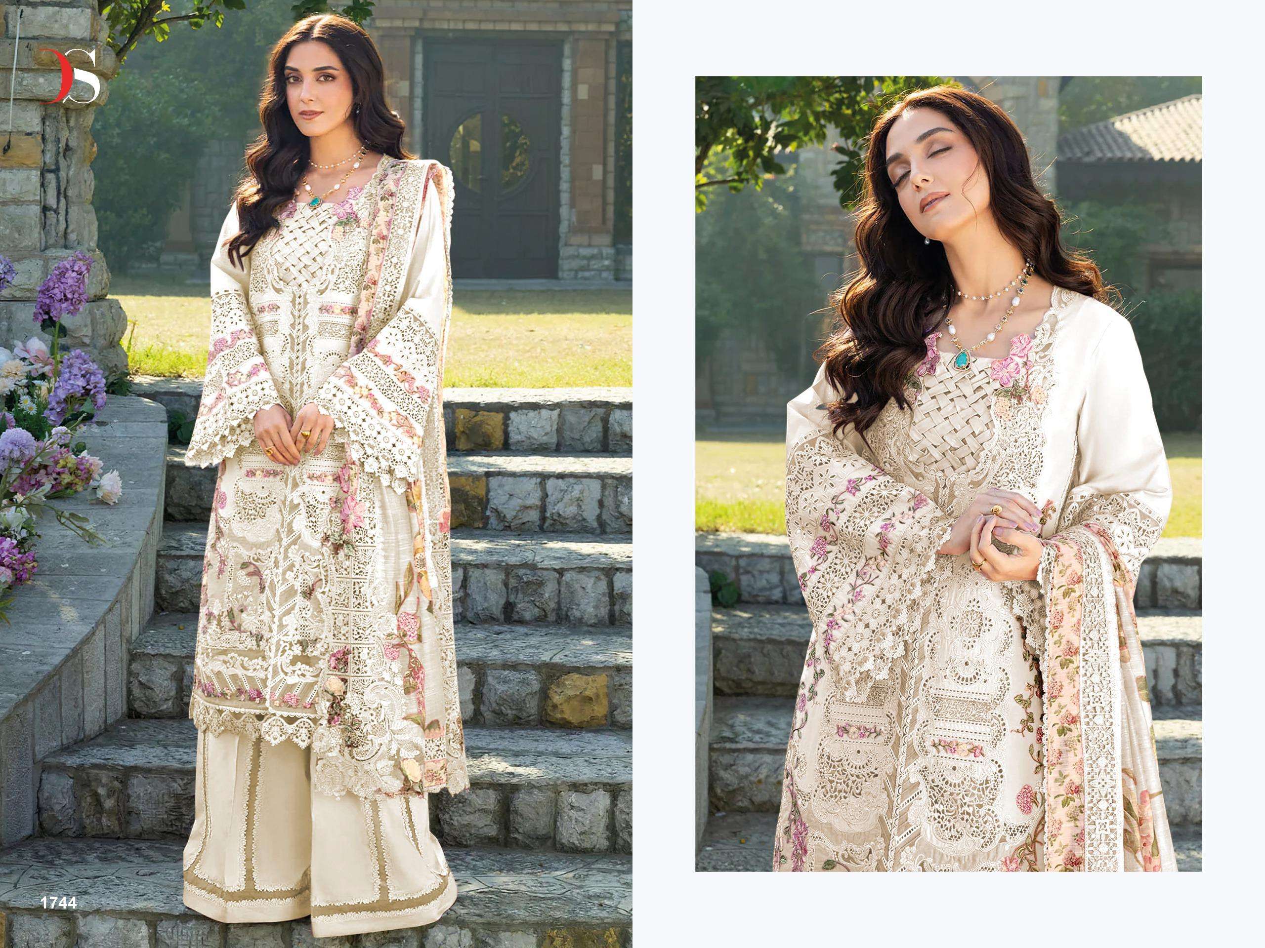 DEEPSY SUITS ELAF PREMIUM LUXURY LAWN COLLECTION VOL 3 COTTON HAVY EMBROIDERY DESIGNER WORK SUIT