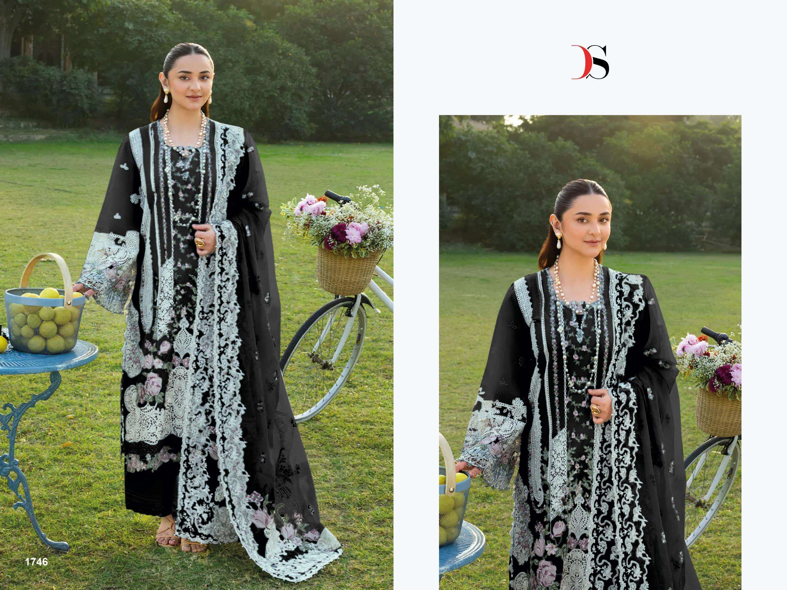 DEEPSY SUITS ELAF PREMIUM LUXURY LAWN COLLECTION VOL 3 COTTON HAVY EMBROIDERY DESIGNER WORK SUIT