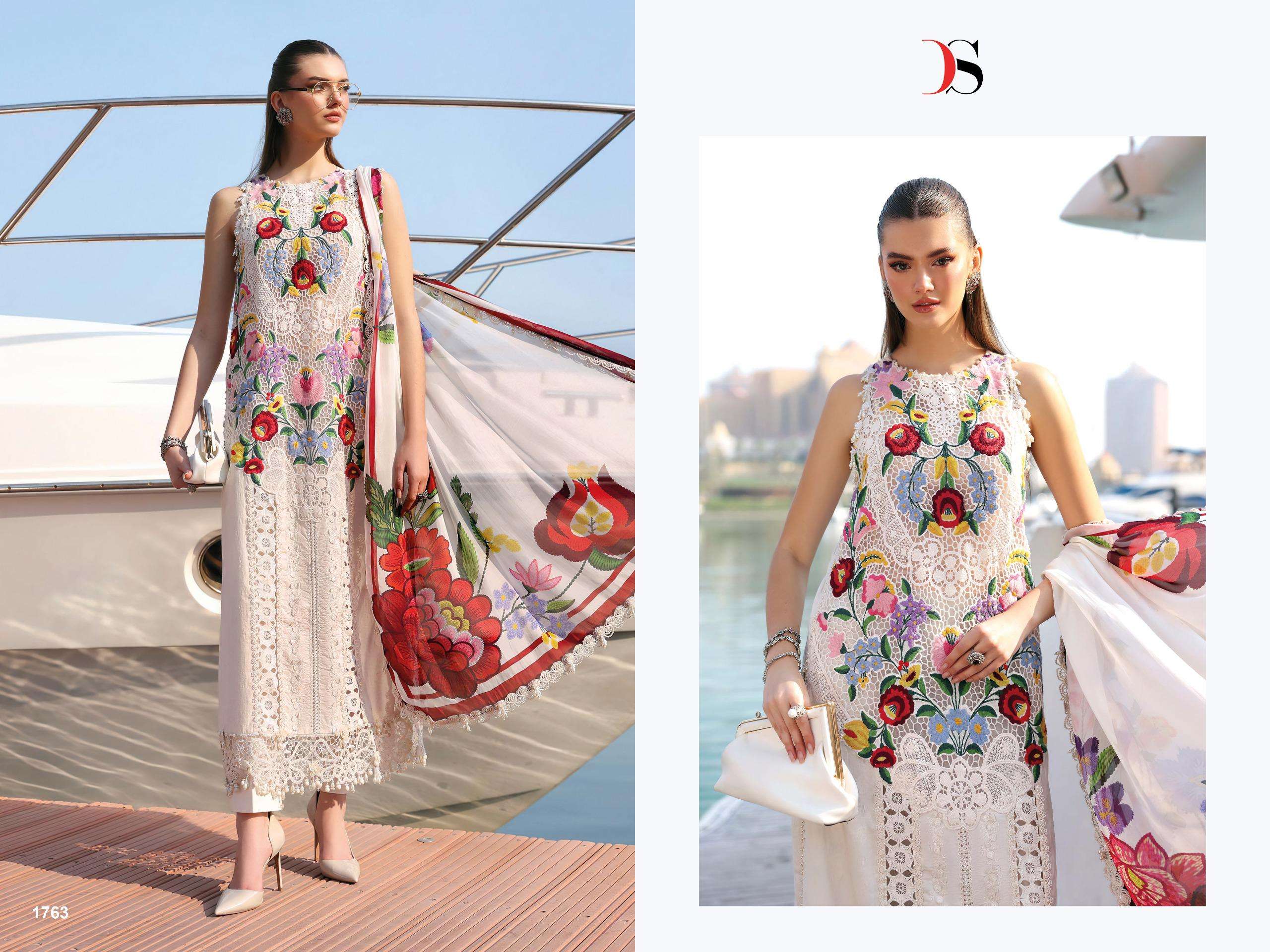 DEEPSY SUITS MARIA B PREMIUM EMBROIDERED VOL 3 NX COTTON HEAVY EMBROIDERY WORKS SUIT